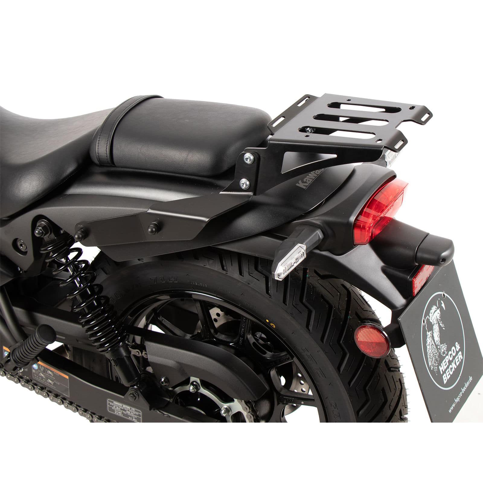 Hepco & Becker Minirack Gepäckbrücke schwarz für Kawasaki Eliminator 500 - Motorradzubehör - Motorradgepäck