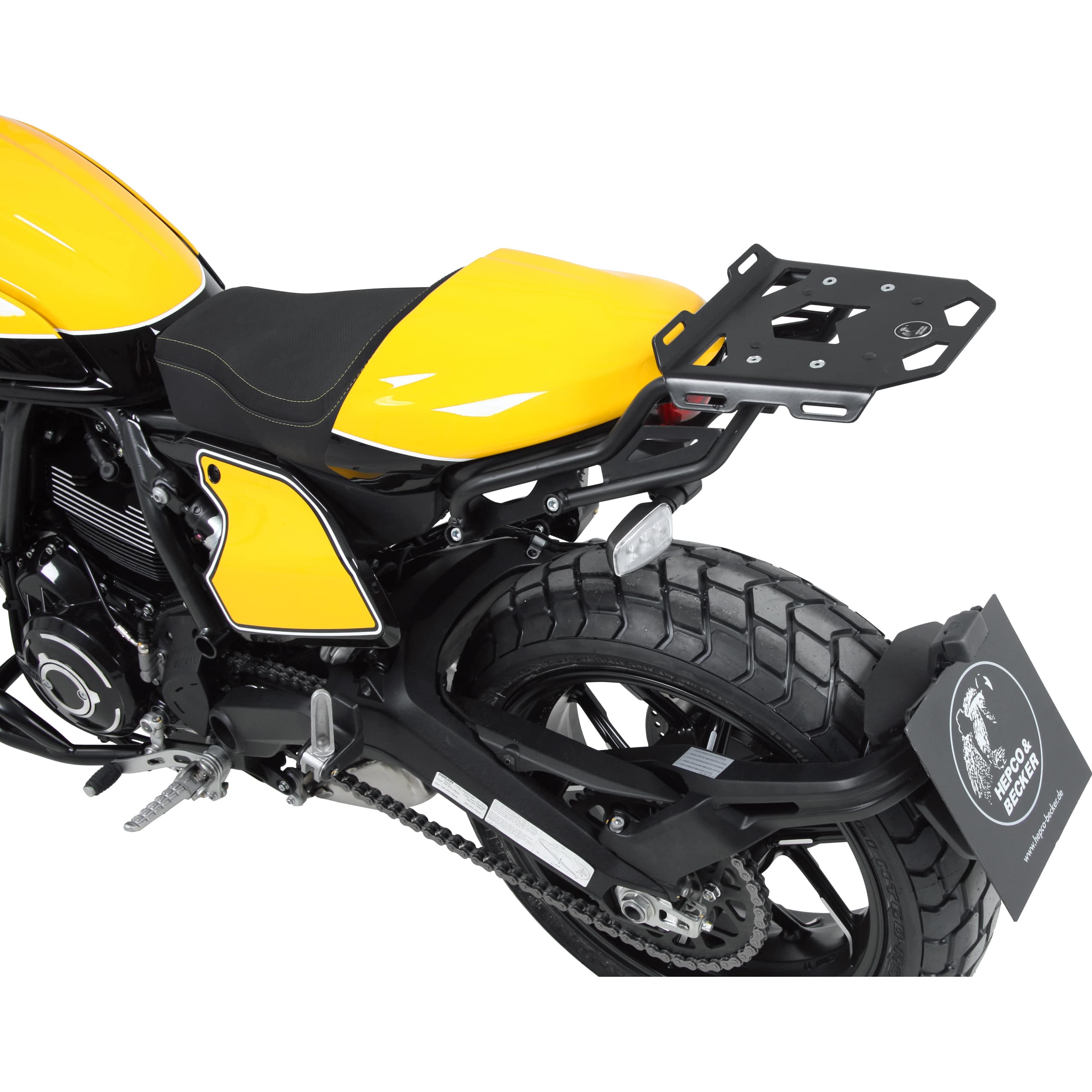 Hepco & Becker Minirack schwarz für Ducati Scrambler 800 2019- - Motorradzubehör - Motorradgepäck