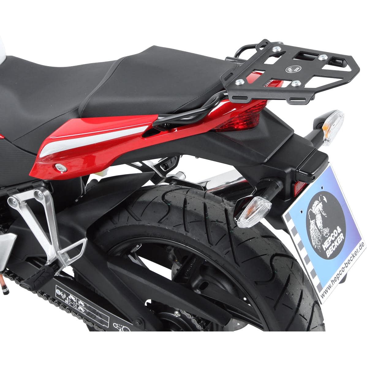 Hepco & Becker Minirack schwarz für Honda CBR 300 R - Motorradzubehör - Motorradgepäck