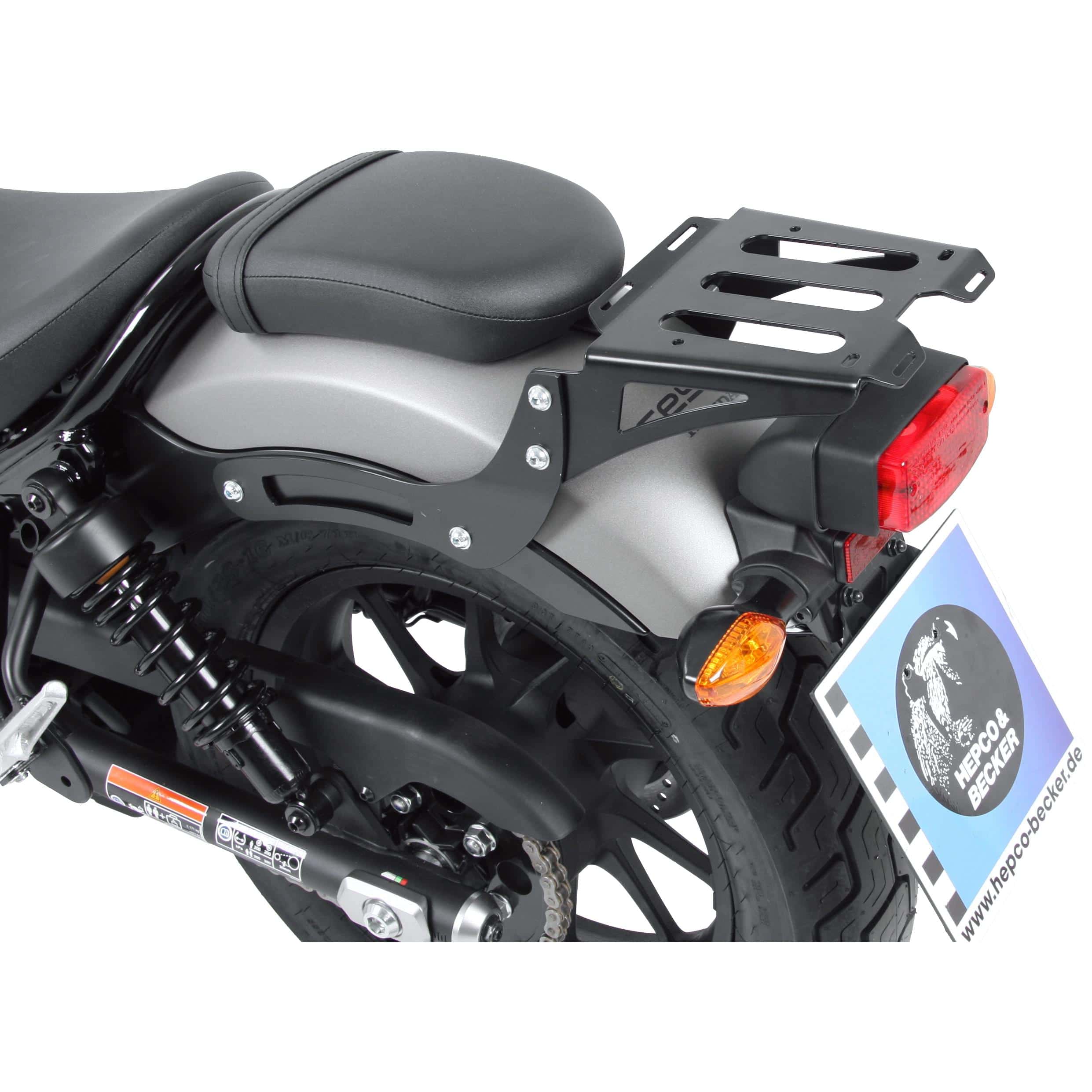 Hepco & Becker Minirack schwarz für Honda CMX 500 Rebel - Motorradzubehör - Motorradgepäck