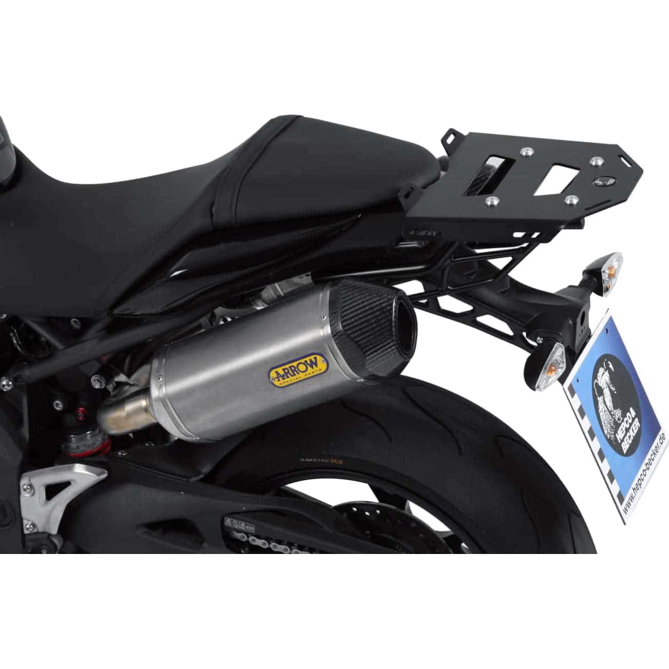 Hepco & Becker Minirack schwarz für Triumph Speed Triple 1050 2011-2015 - Motorradzubehör - Motorradgepäck