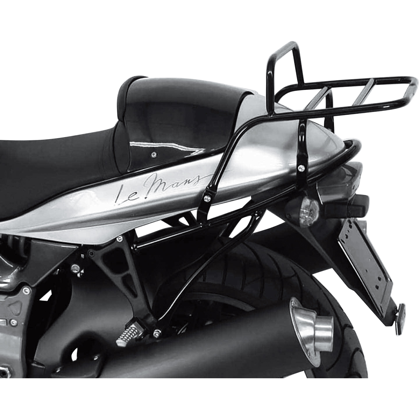 Hepco & Becker Rohrgepäckbrücke TC schwarz für Moto Guzzi V11 Sport/Le Mans - Motorradzubehör - Motorradgepäck