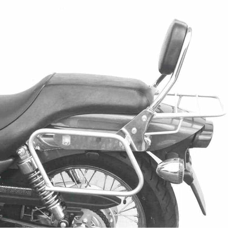 Hepco & Becker Rohrgepäckbrücke chrom für Kawasaki EL 125 1998-2007 - Motorradzubehör - Motorradgepäck