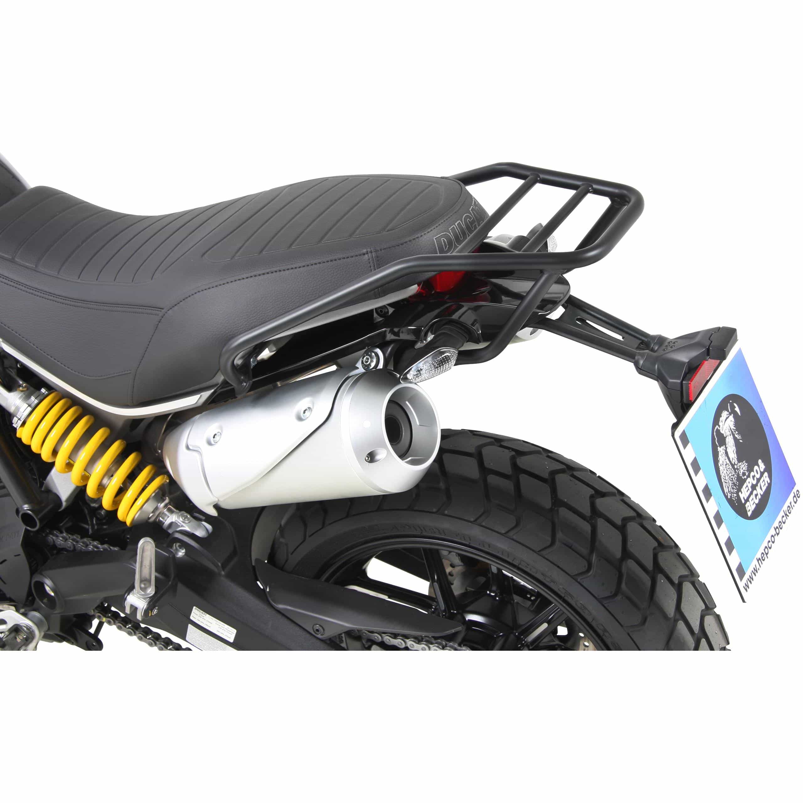 Hepco & Becker Rohrgepäckbrücke schwarz für Ducati Scrambler 1100 2018-2020 - Motorradzubehör - Motorradgepäck