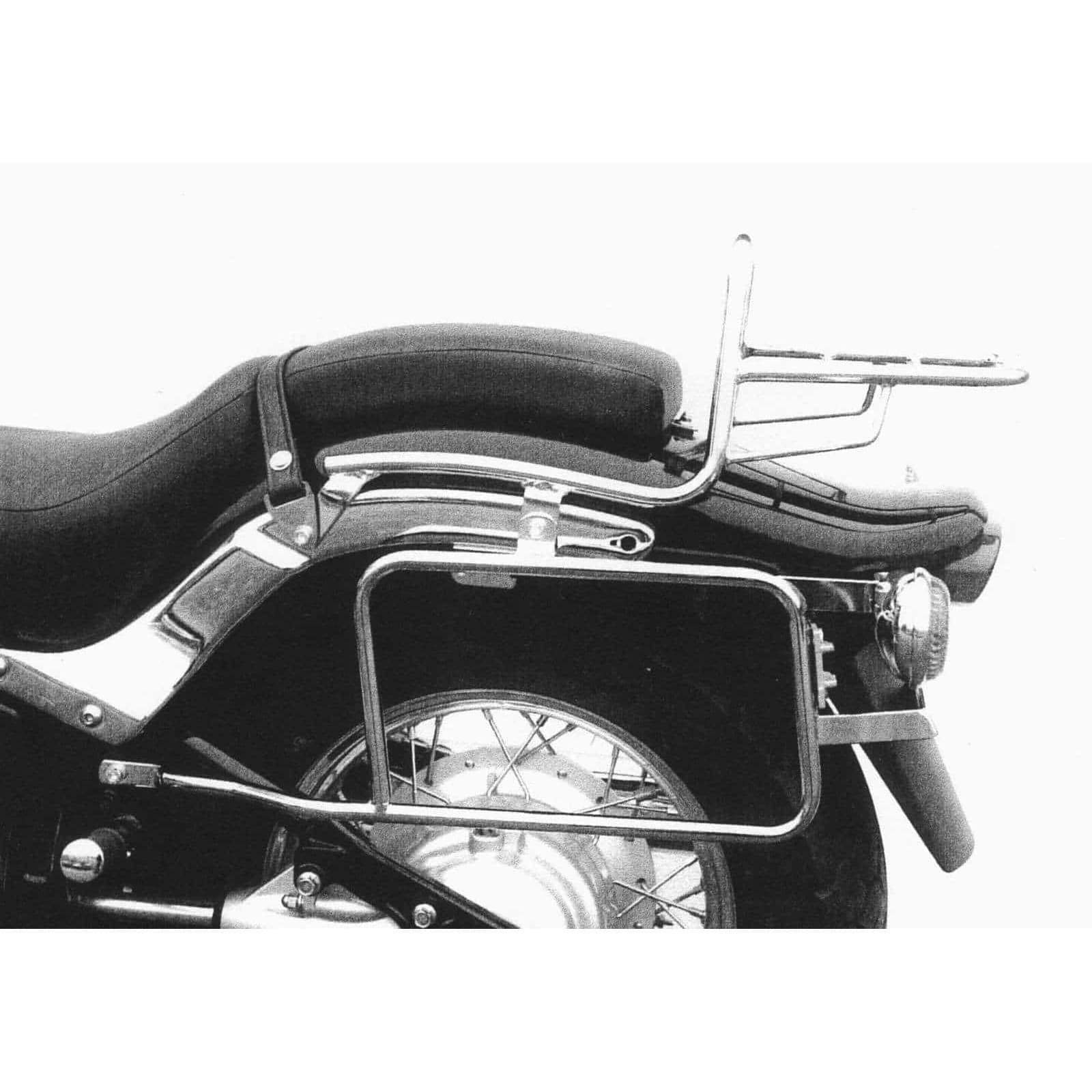 Hepco & Becker Seitenkofferträger chrom für Yamaha XVS 650 Drag Star - Motorradzubehör - Motorradgepäck