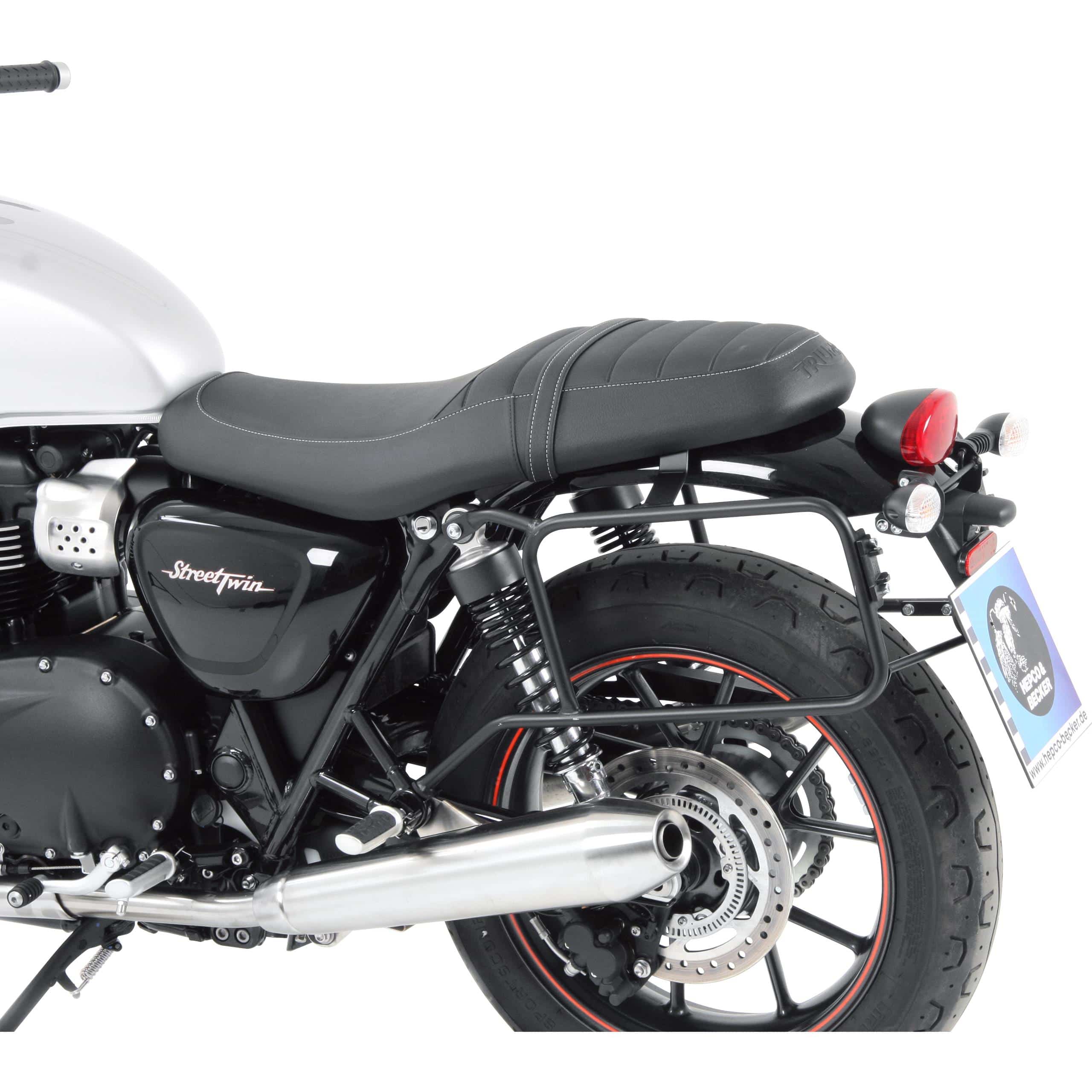 Hepco & Becker Seitenkofferträger schwarz für Triumph Street/Speed Twin 900 - Motorradzubehör - Motorradgepäck