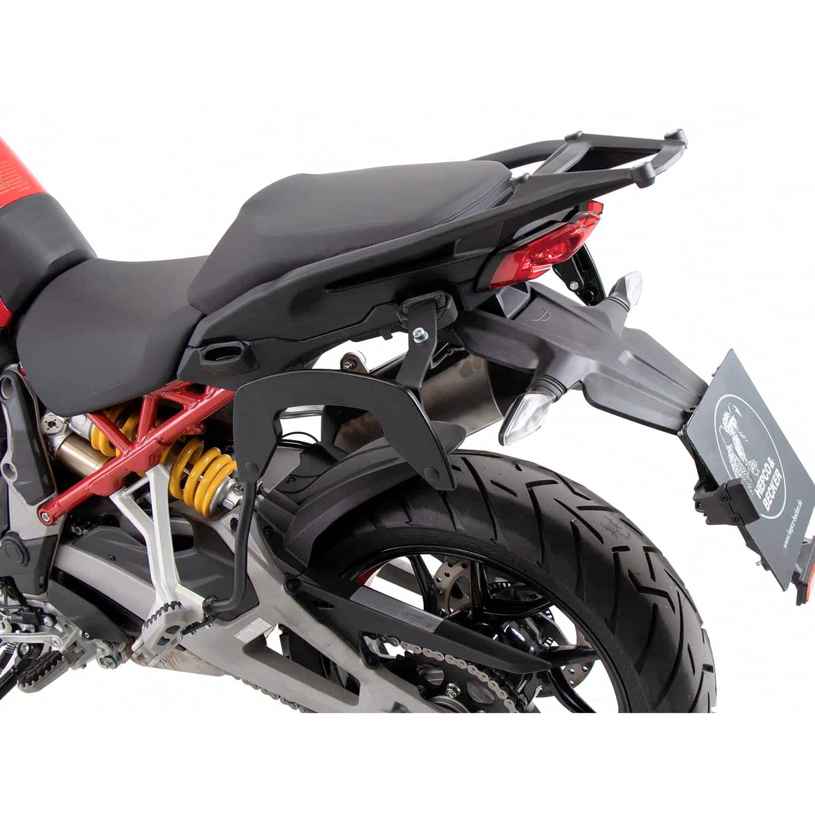 Hepco & Becker Seitentaschenhalter C-Bow schwarz für Multistrada V4 2025- - Motorradzubehör - Motorradgepäck