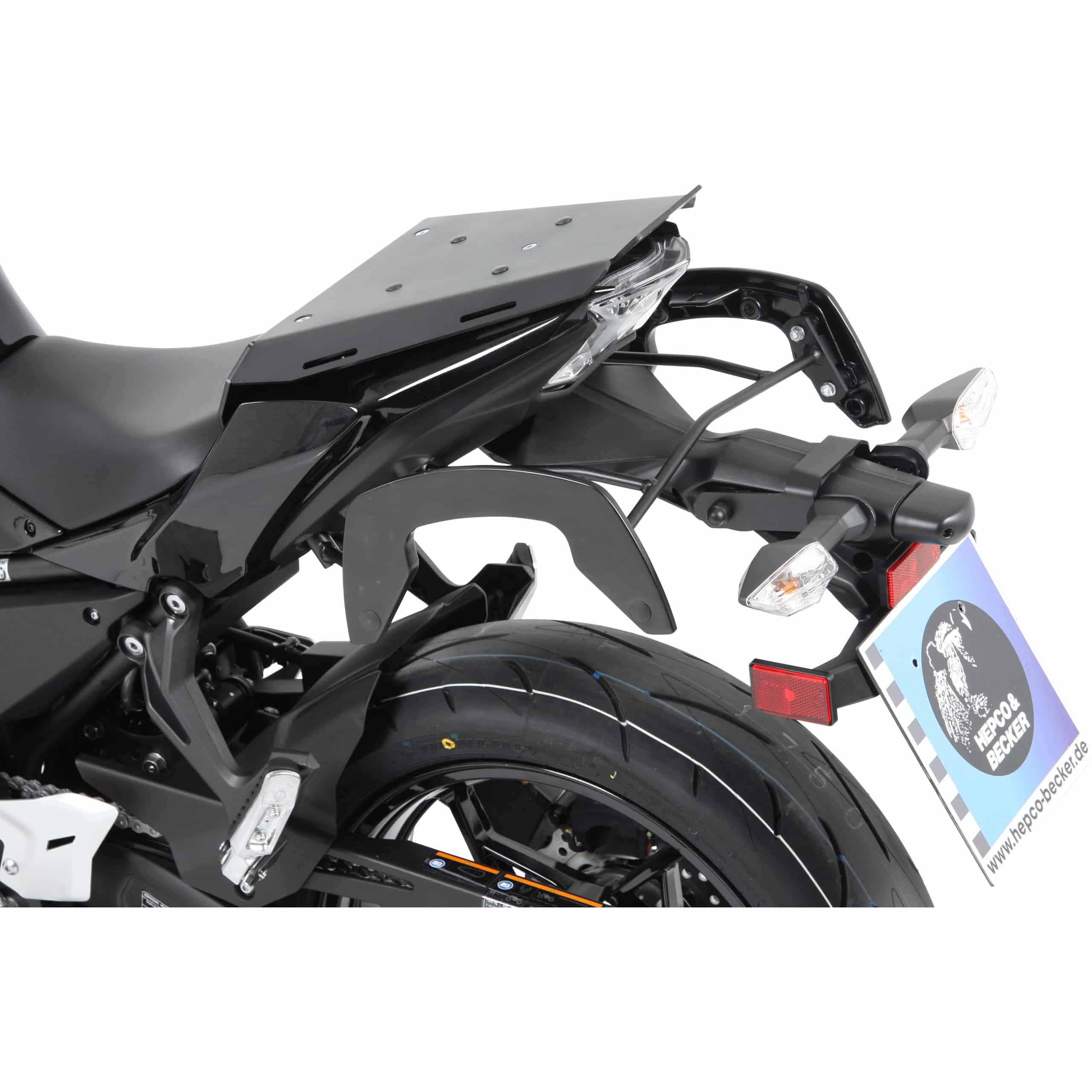 Hepco & Becker Sportrack schwarz für Kawasaki Ninja 650 2017- - Motorradzubehör - Motorradgepäck