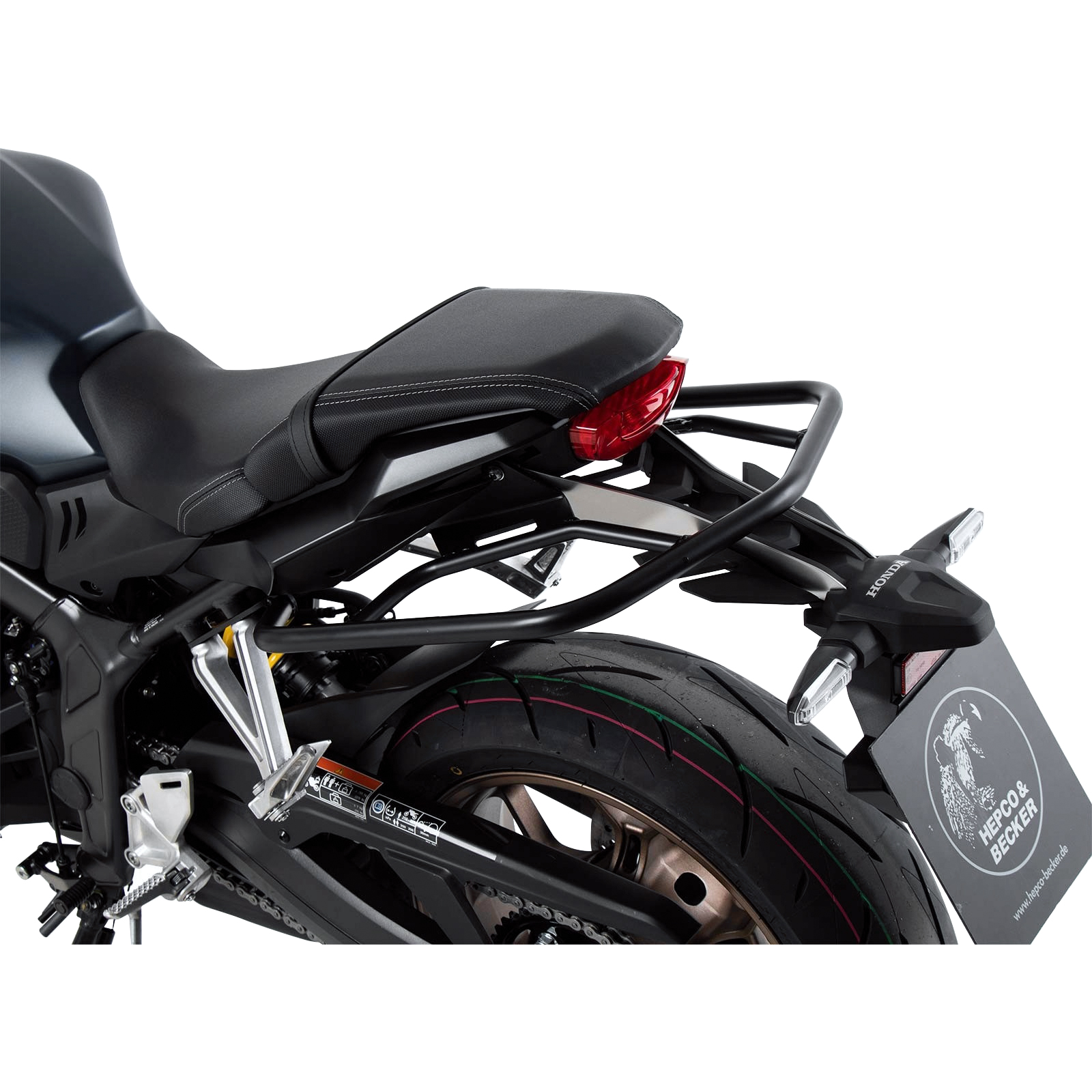 Hepco & Becker Sturzbügel Heck für schwarz für Honda CB 650 R 2021-2023 - Motorradteile & Ersatzteile - Anbauteile