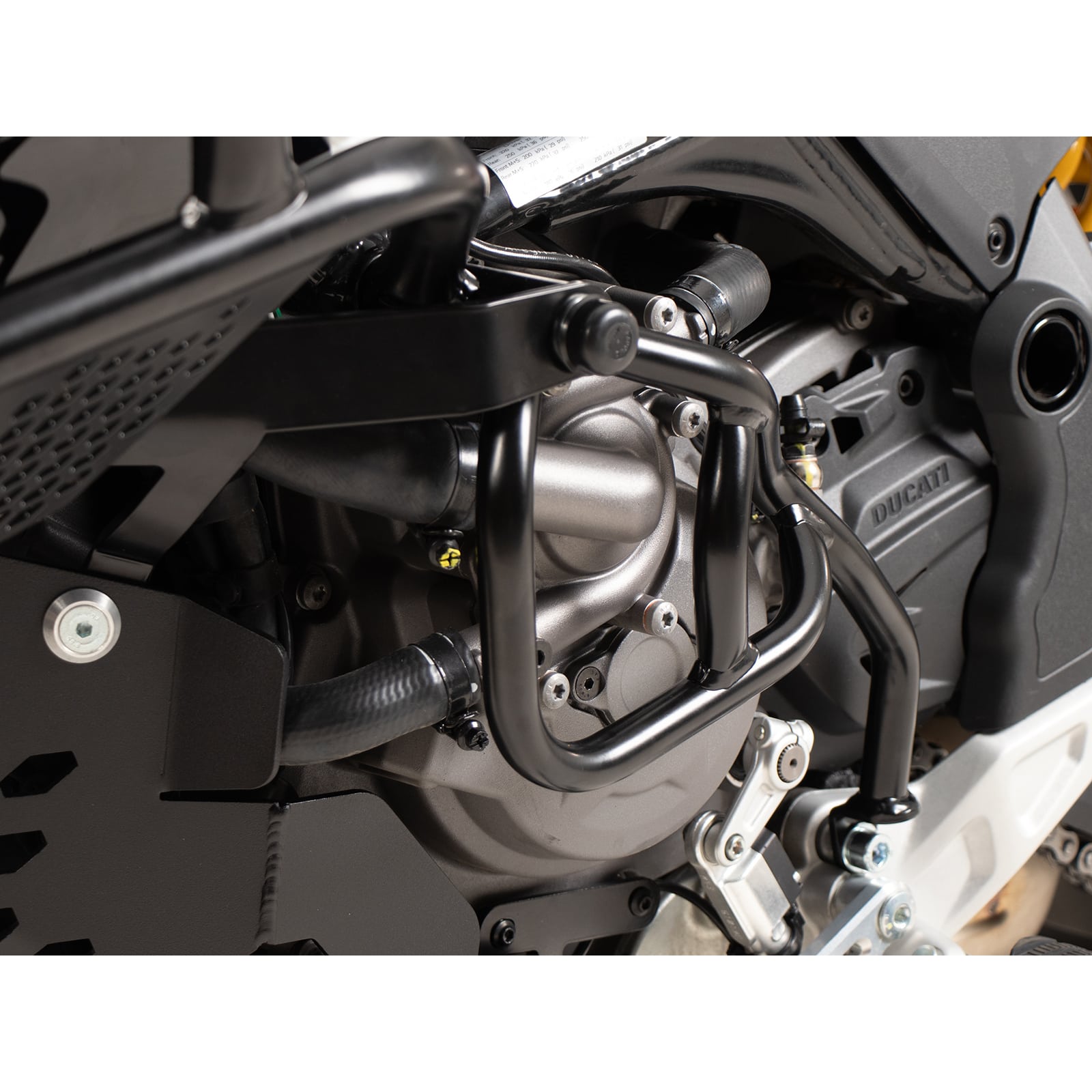 Hepco & Becker Sturzbügel Wasserpumpe links schwarz für Ducati DesertX Rall - Motorradteile & Ersatzteile - Anbauteile