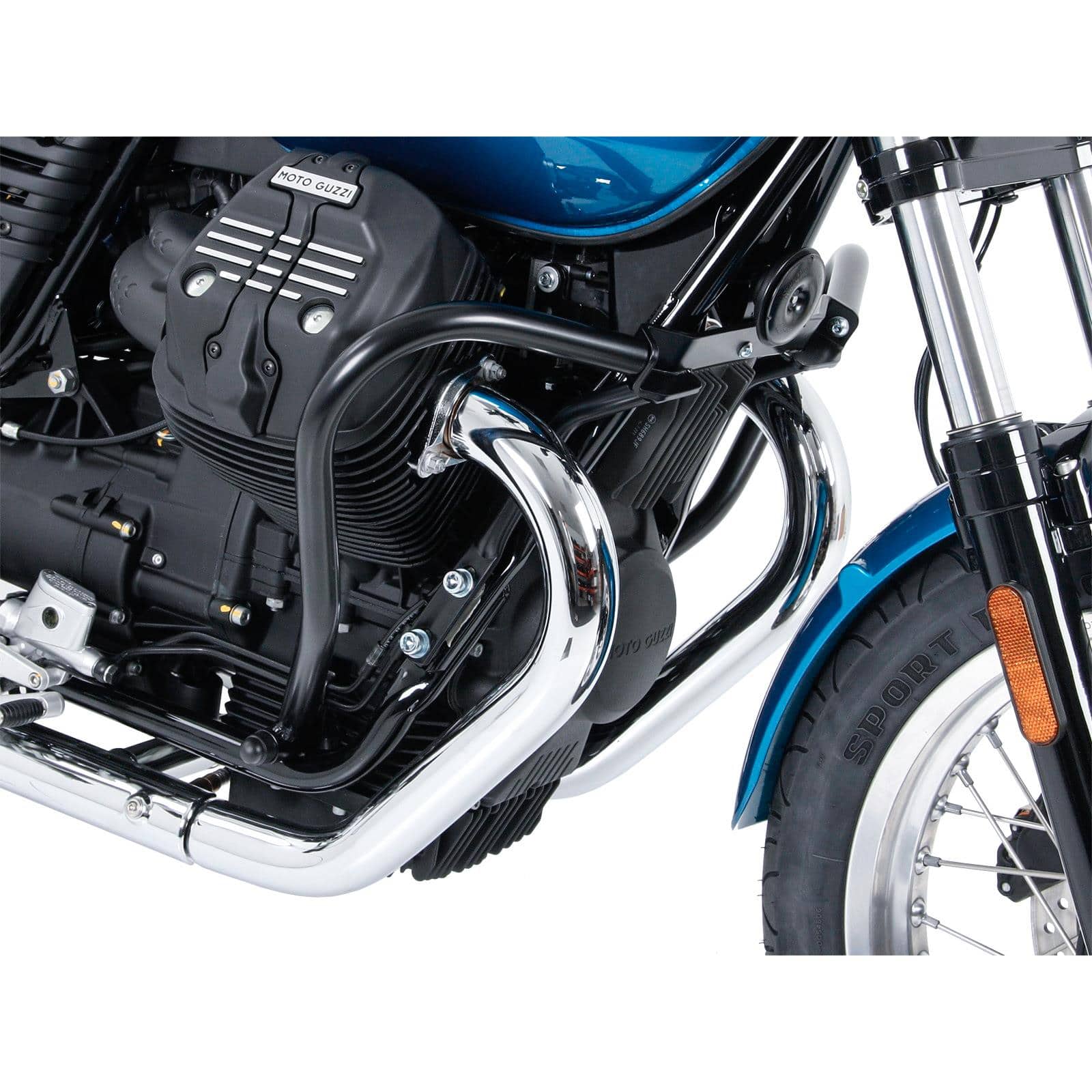 Hepco & Becker Sturzbügel für Moto Guzzi V7III Carbon/Milano/Rough schwarz - Motorradteile & Ersatzteile - Anbauteile