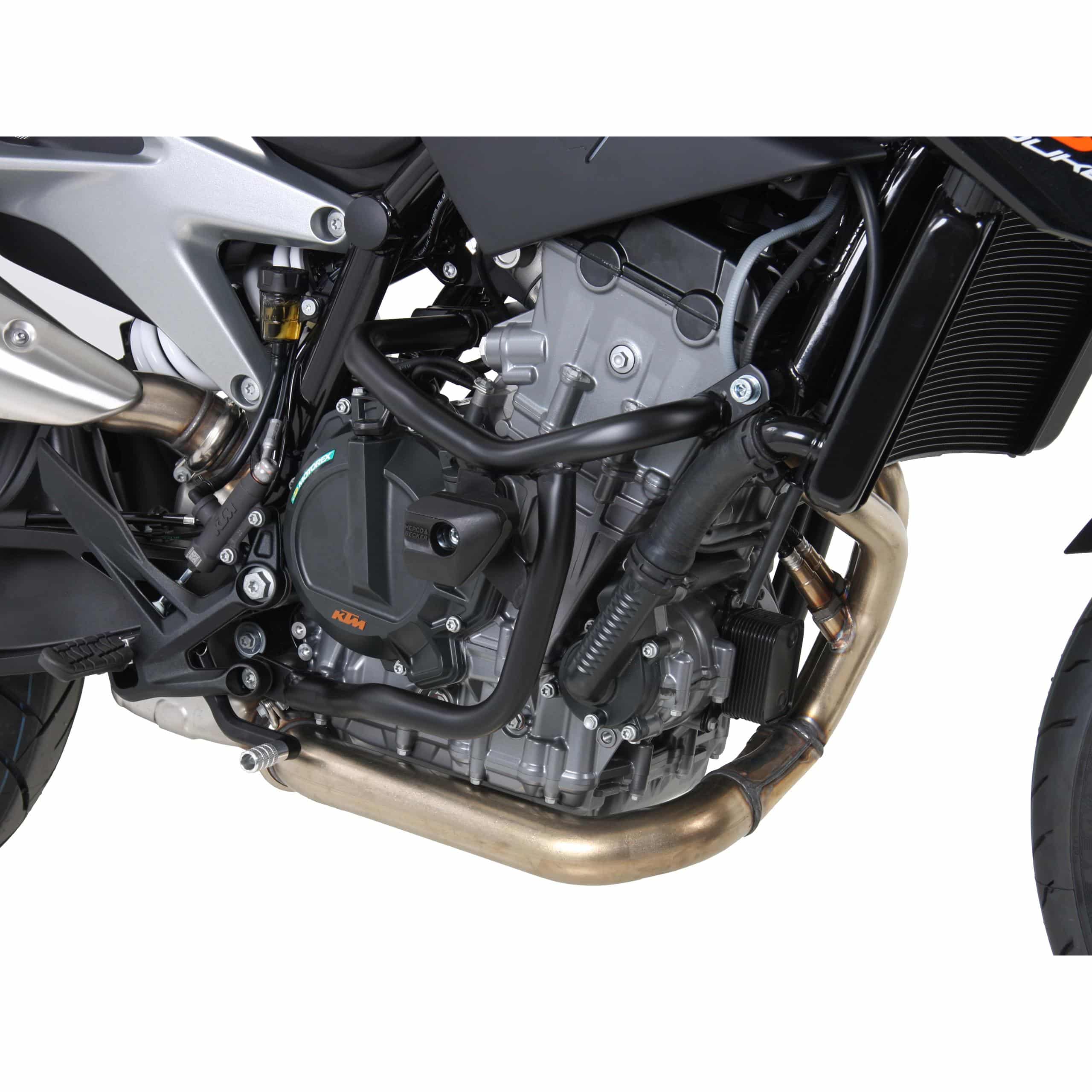 Hepco & Becker Sturzbügel mit Pads für KTM Duke 790 schwarz - Motorradteile & Ersatzteile - Anbauteile