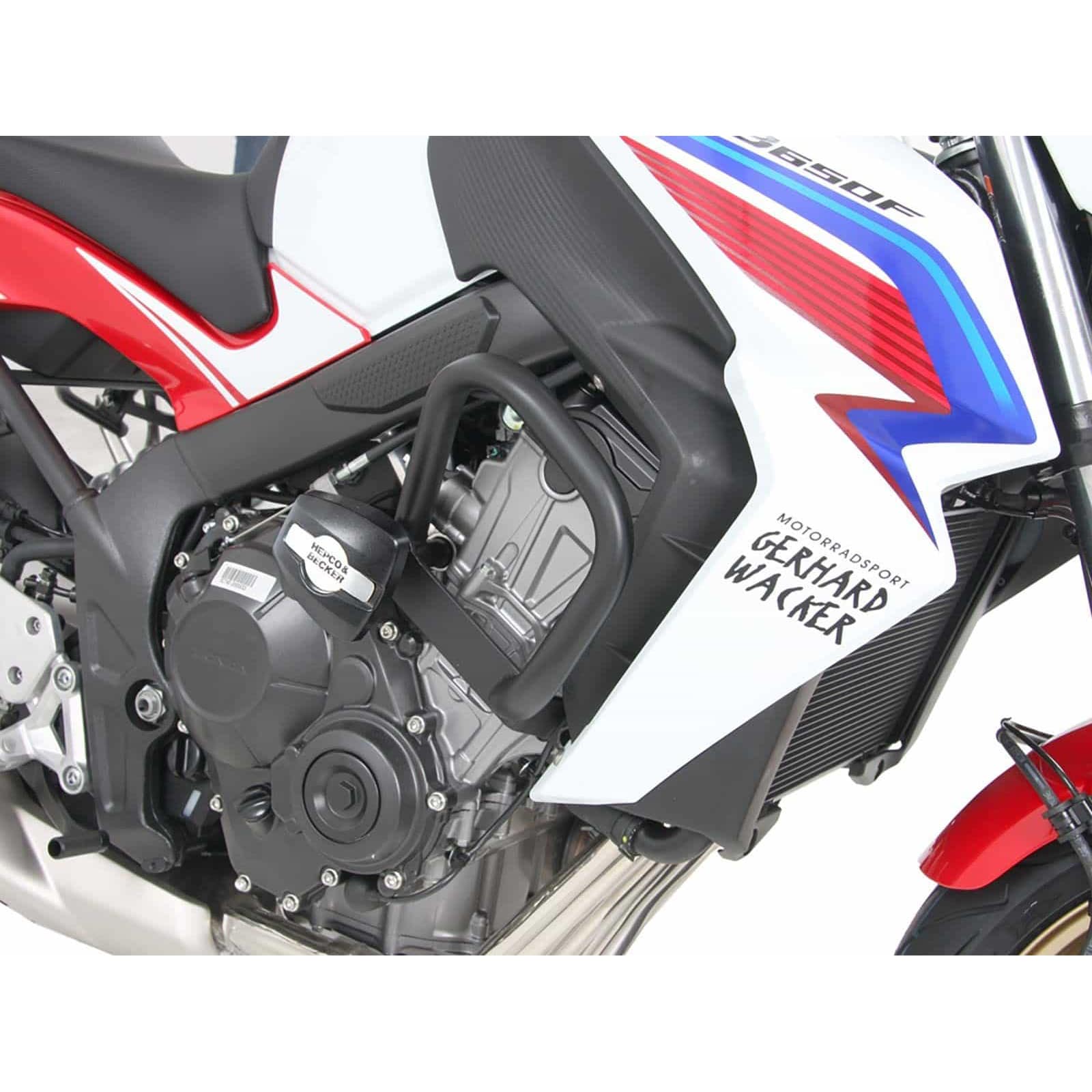 Hepco & Becker Sturzbügel mit Pads schwarz für Honda CB 650 R 2024- - Motorradteile & Ersatzteile - Anbauteile