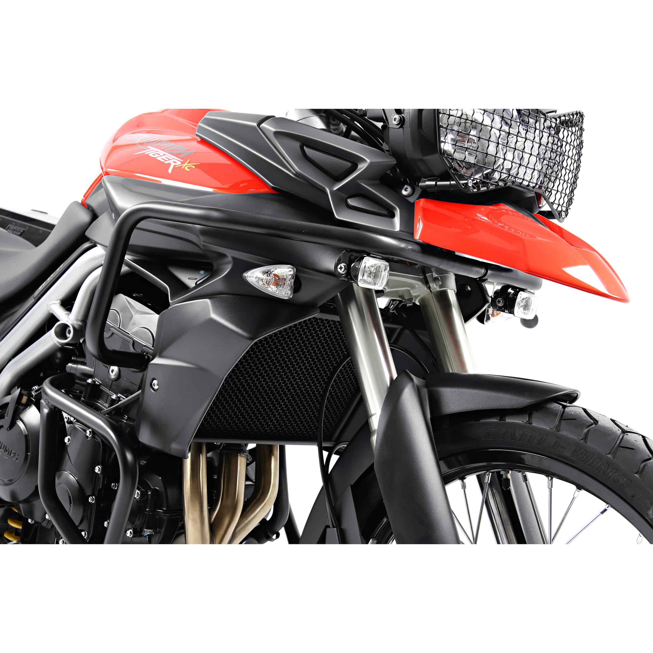 Hepco & Becker Sturzbügel oben schwarz für Triumph Tiger 800 /XC 2010-2014 - Motorradteile & Ersatzteile - Anbauteile