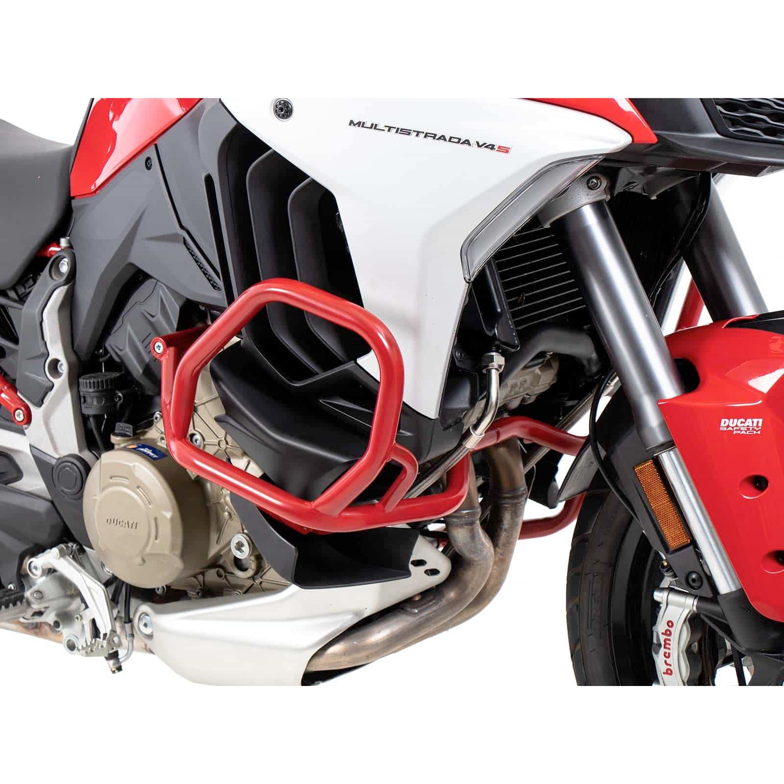 Hepco & Becker Sturzbügel rot für Ducati Multistrada V4 /S 2025- - Motorradteile & Ersatzteile - Anbauteile