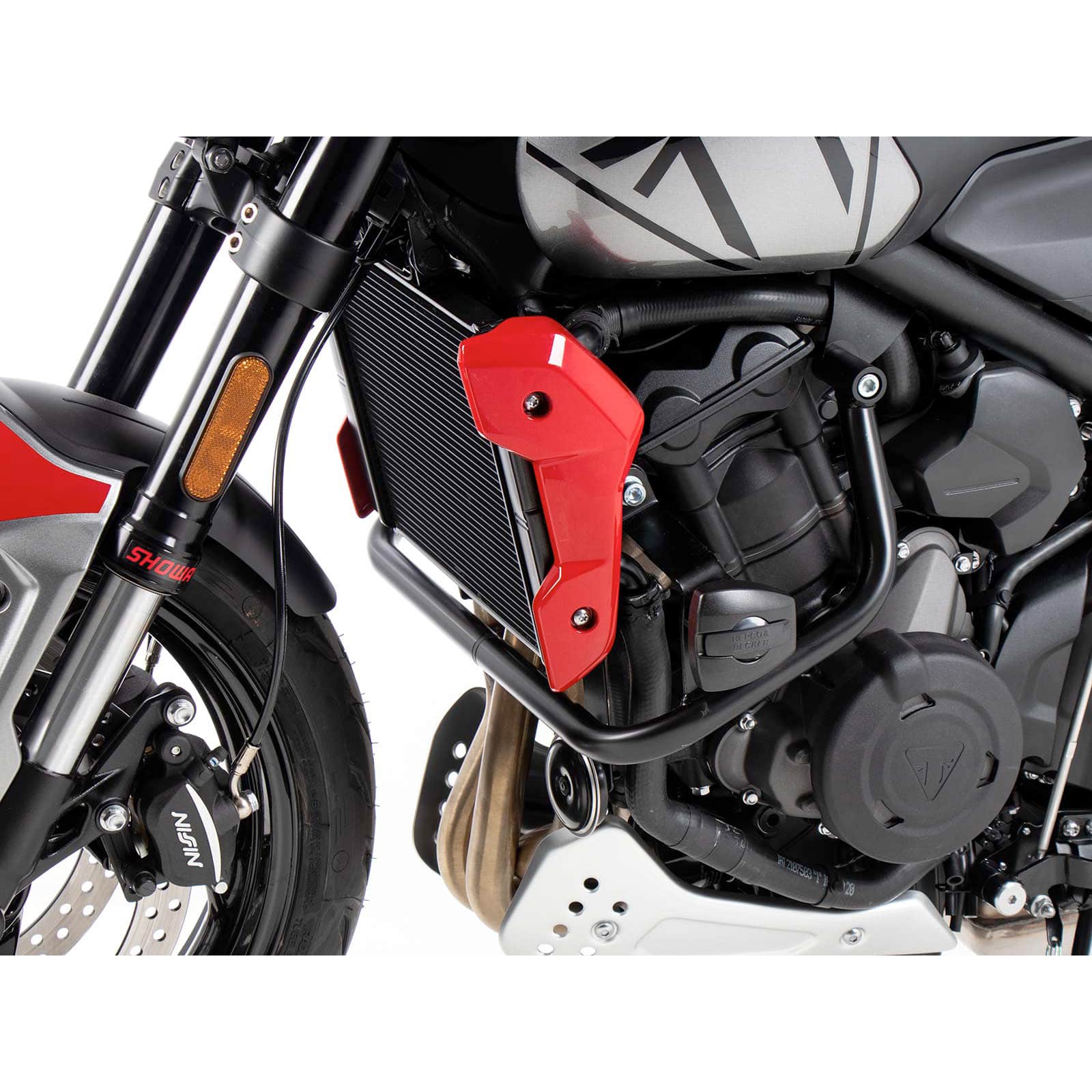 Hepco & Becker Sturzbügel schwarz mit Pads für Triumph Trident 660 2025- - Motorradteile & Ersatzteile - Anbauteile