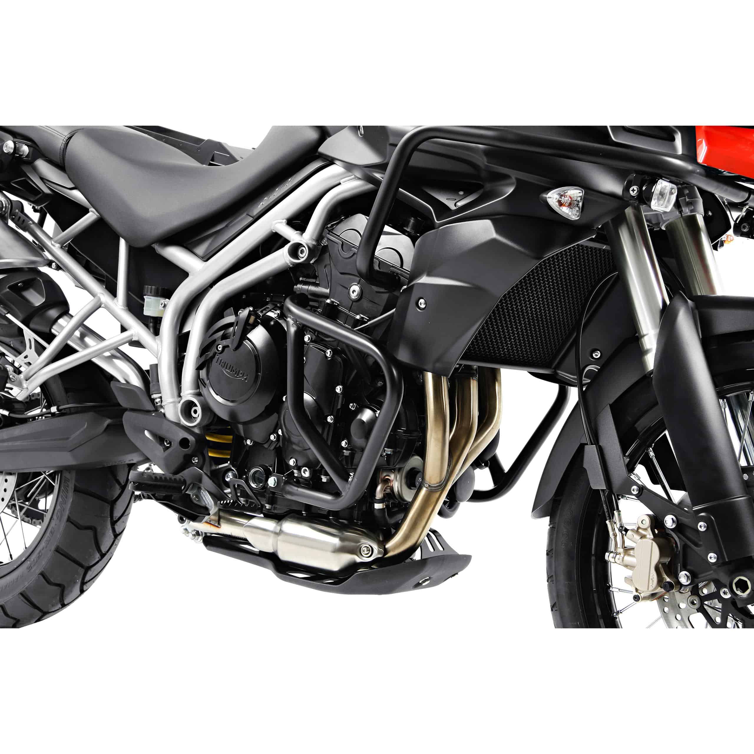 Hepco & Becker Sturzbügel unten schwarz für Triumph Tiger 800 /XC 2011-2014 - Motorradteile & Ersatzteile - Anbauteile