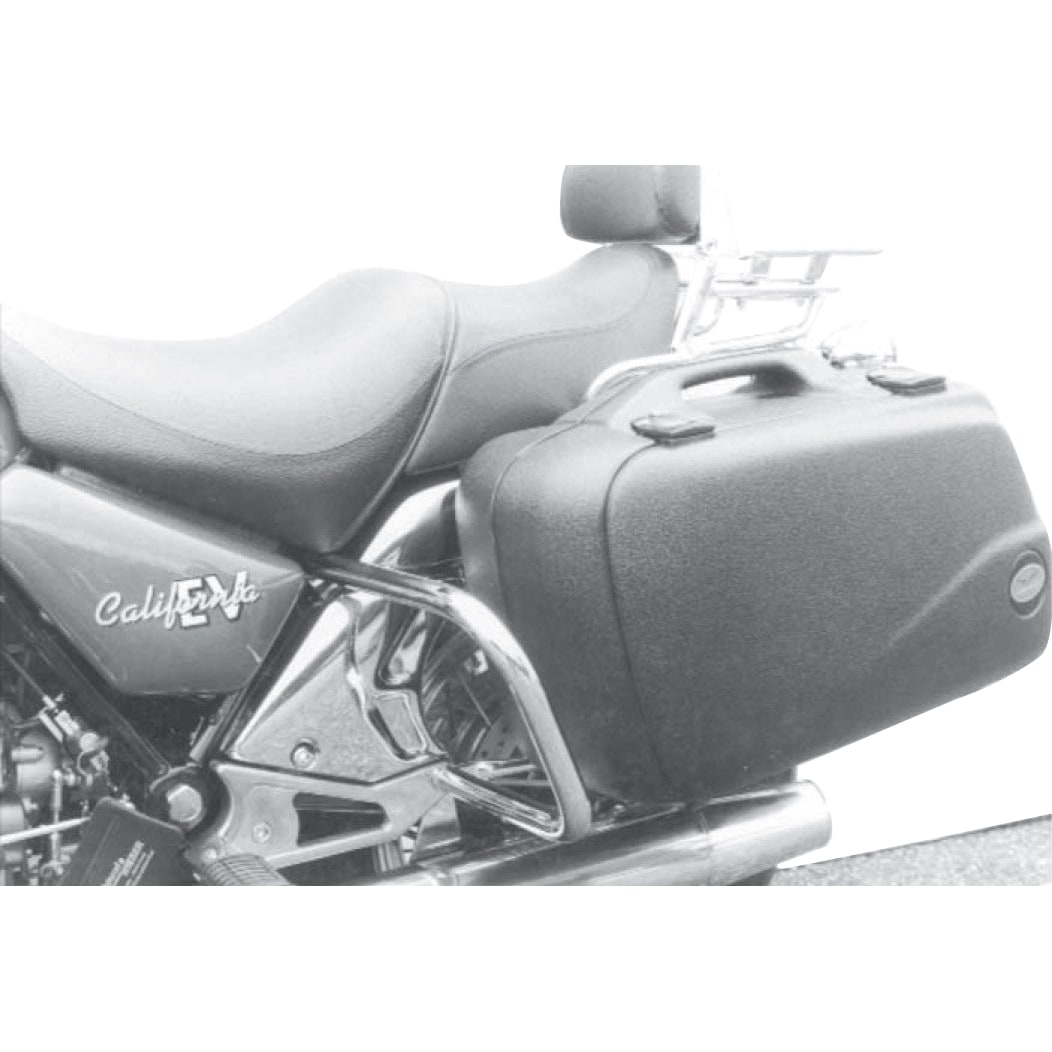 Hepco & Becker Sturzbügel vor Koffer chrom für Guzzi California Stone Touri - Motorradteile & Ersatzteile - Anbauteile
