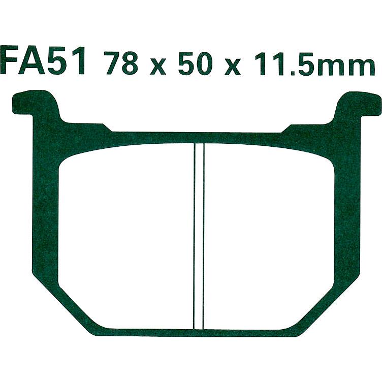 Hi-Q Bremsbeläge organisch FA051 78x50x11