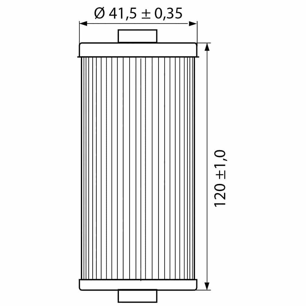 Hi-Q Ölfilter Einsatz OF161 für BMW R 2-Ventiler ohne Ölkühler - Motorradteile & Ersatzteile - Filter & Schläuche