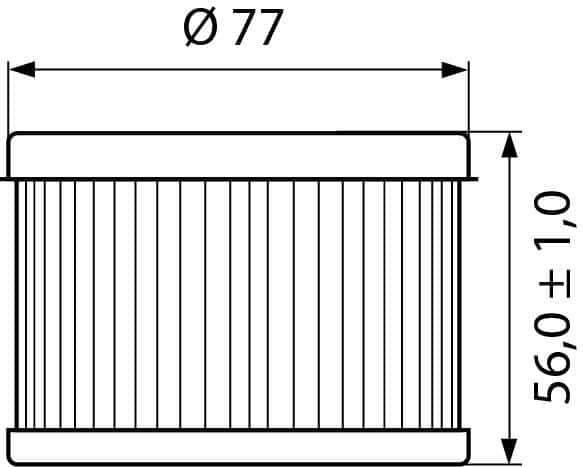 Hi-Q Ölfilter Einsatz OF401 Honda/Kawasaki/Triumph/Yamaha.... - Motorradteile & Ersatzteile - Filter & Schläuche