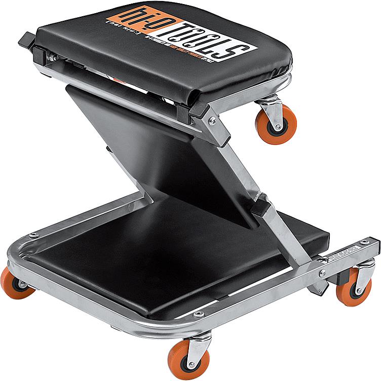 Hi-Q Tools Schrauberstuhl/Liege fahrbar bis 110Kg - Motorradzubehör - Werkstattzubehör