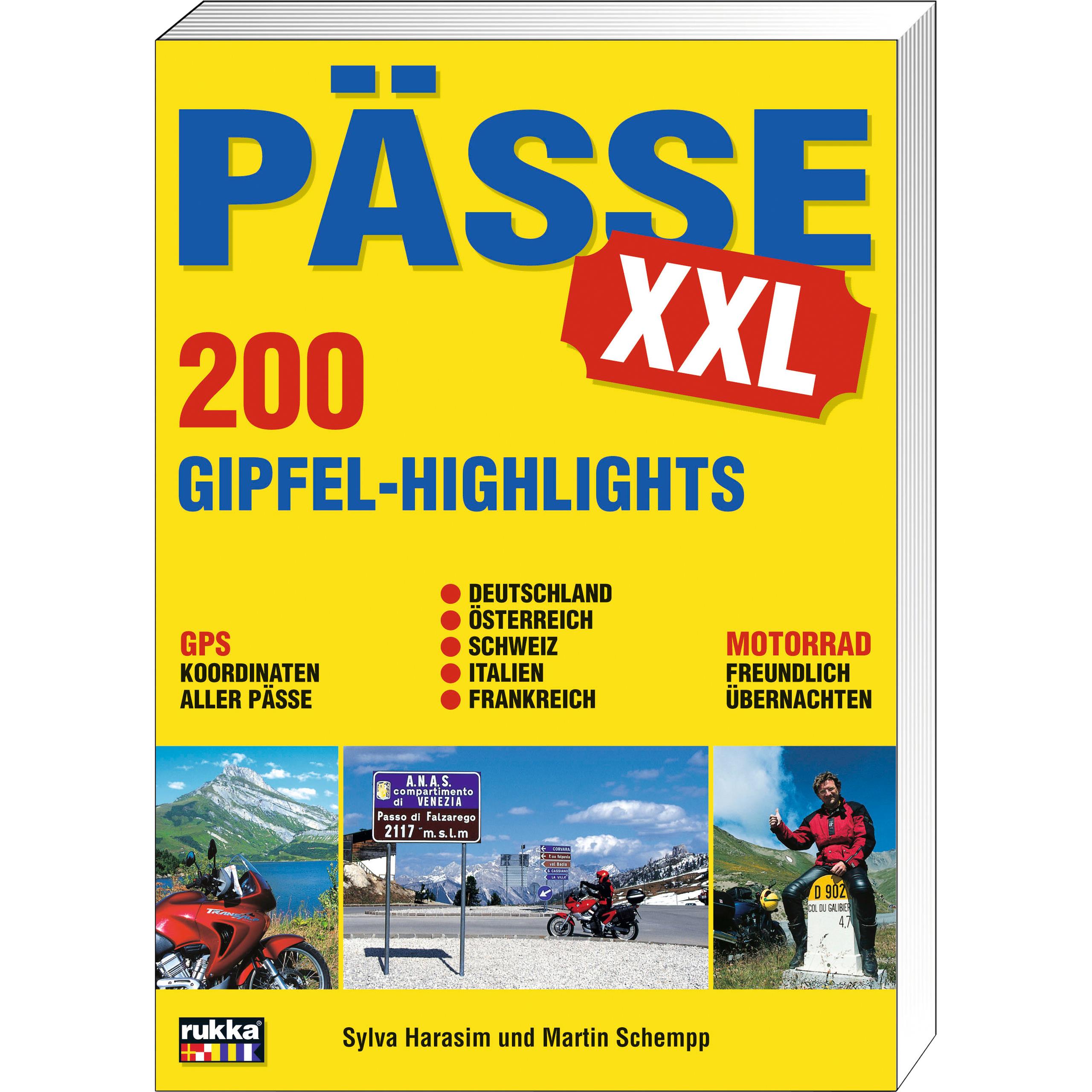 Highlights-Verlag Pässe XXL die 200 Gipfel-Highlights - Motorradzubehör - Reisen & Outdoor