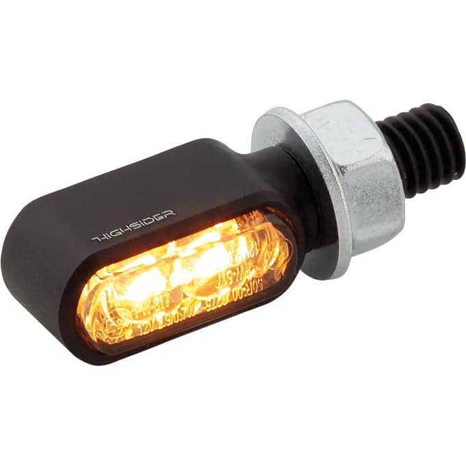 Highsider LED Blinker-/Positionslichtpaar Little Bronx M8 schwarz - Motorradteile & Ersatzteile - Beleuchtung