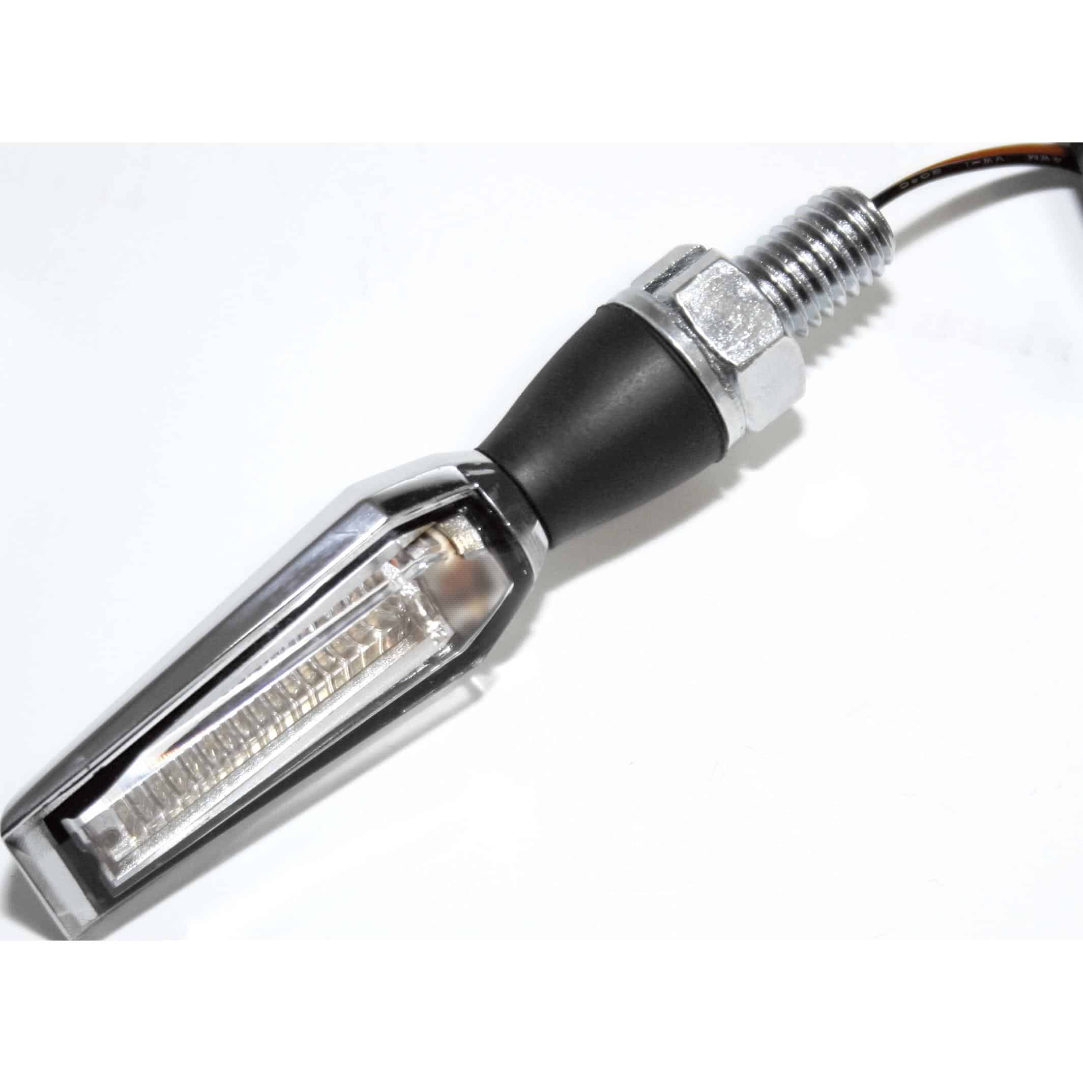 Highsider LED Blinkerpaar Falcon M8 Metall chrom