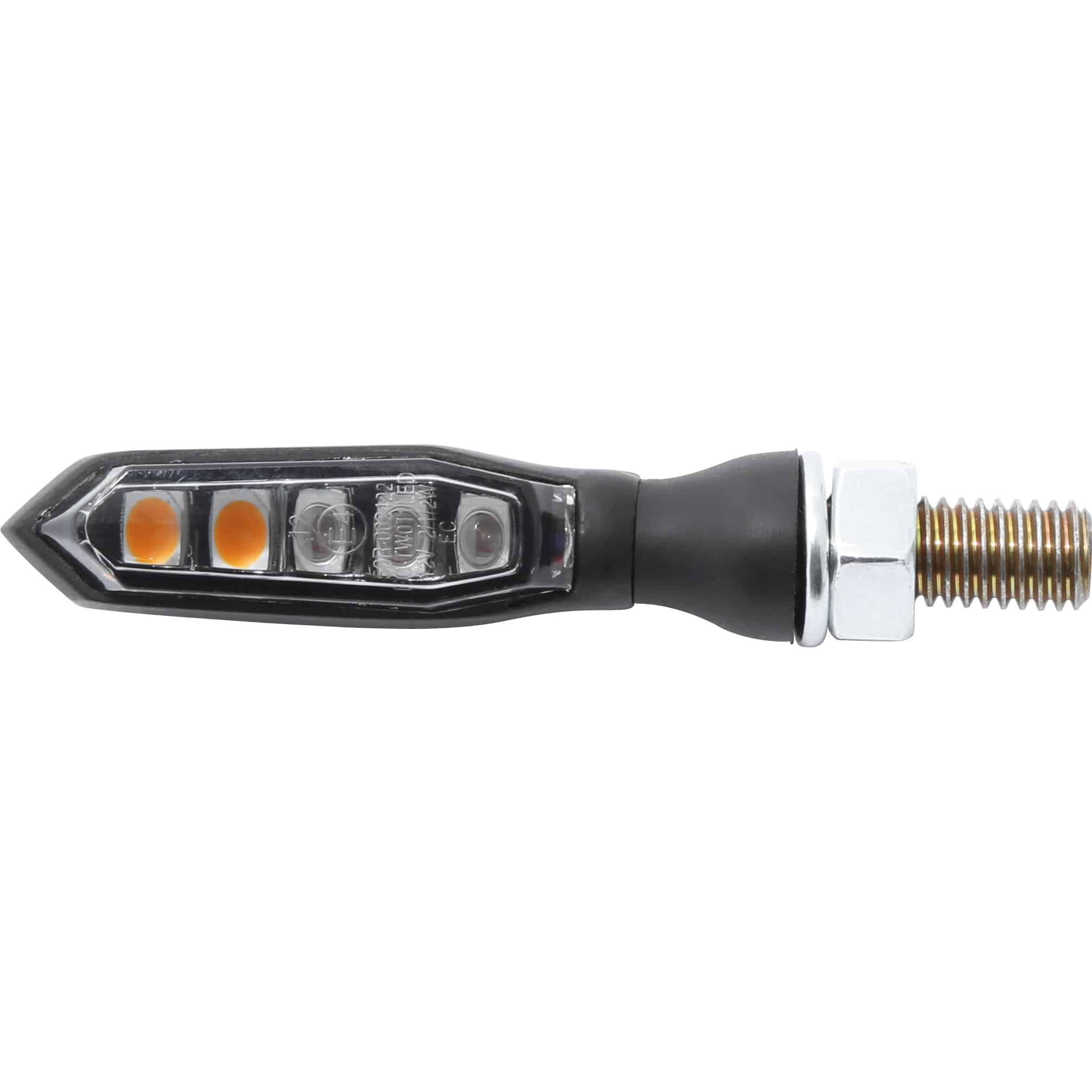 Highsider LED Metall Rücklicht/Blinkerpaar Sonic-X1 M8 getöntes Glas - Motorradteile & Ersatzteile - Beleuchtung
