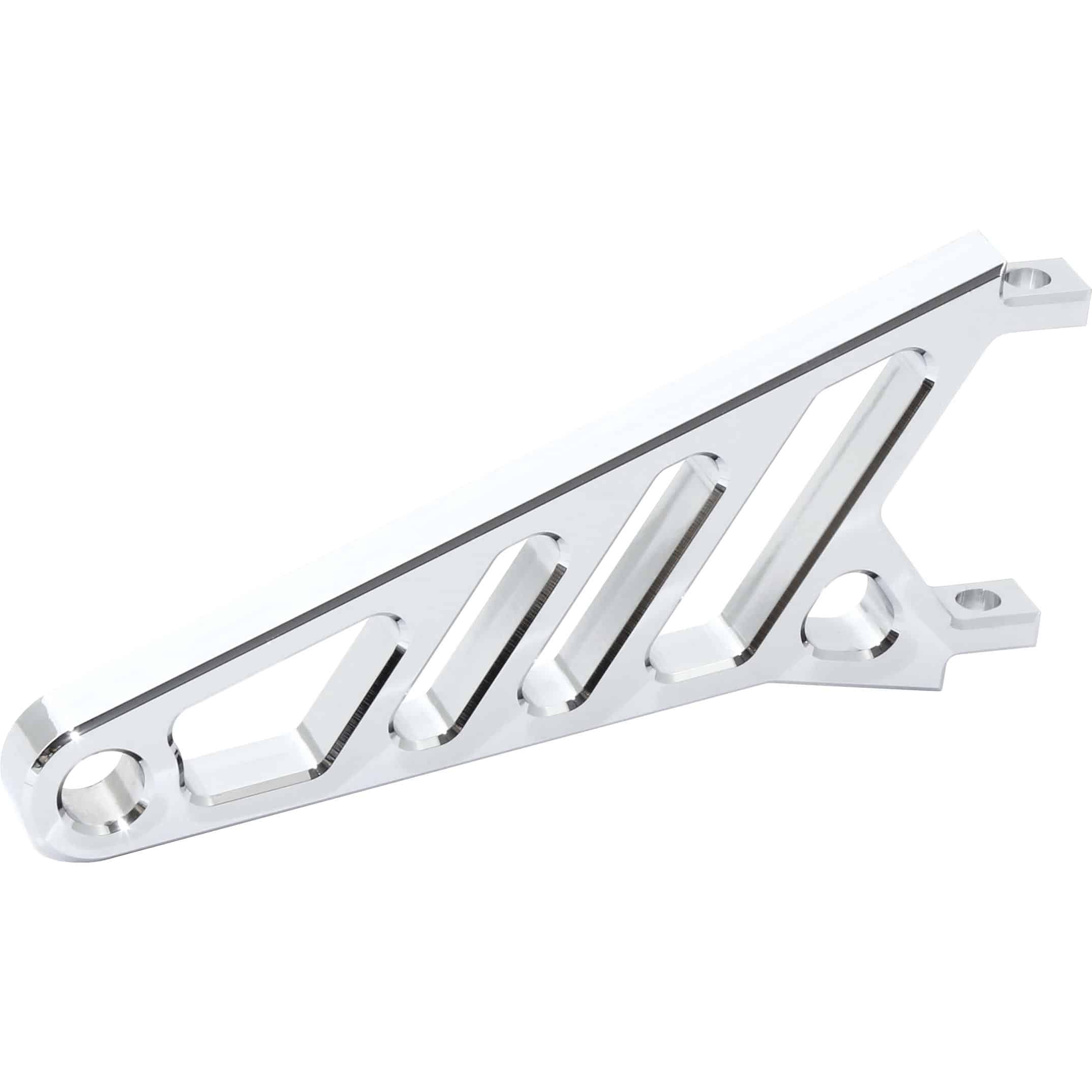 Highsider Lampenhalter Alu CNC ohne Schellen lang chrom - Motorradteile & Ersatzteile - Beleuchtung