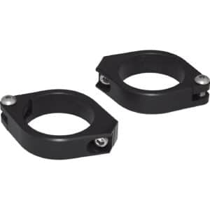 Highsider Standrohrschellenpaar Alu CNC 38-41mm schwarz - Motorradteile & Ersatzteile - Beleuchtung