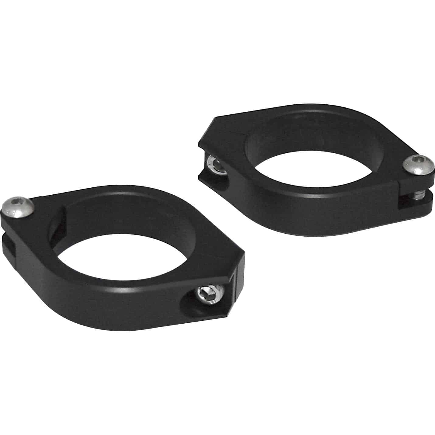 Highsider Standrohrschellenpaar Alu CNC 38-41mm schwarz - Motorradteile & Ersatzteile - Beleuchtung