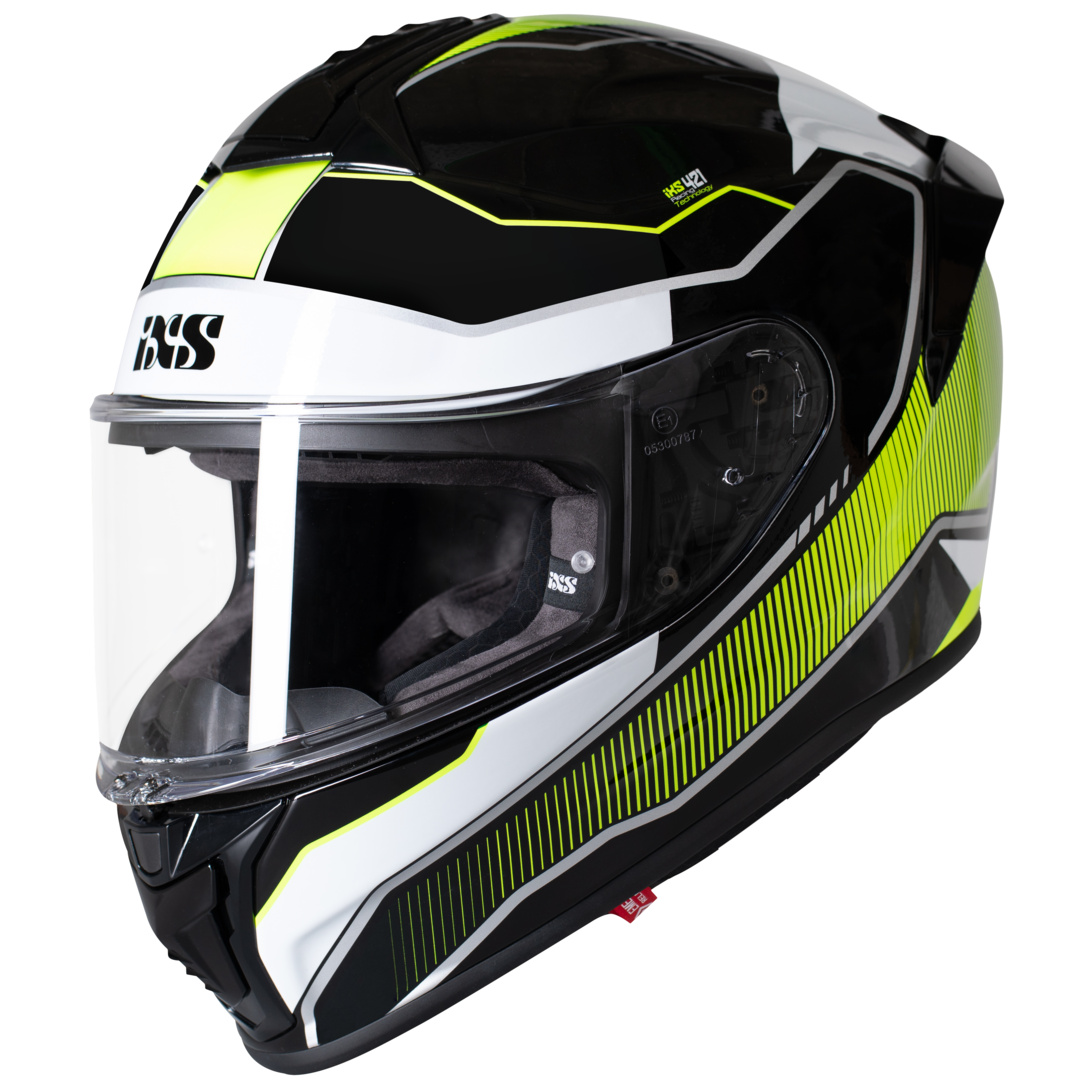 IXS Integralhelm iXS421 FG 2.1 schwarz/weiß/neongelb XXL - Helme & Brillen - Sport Helme & Brillen