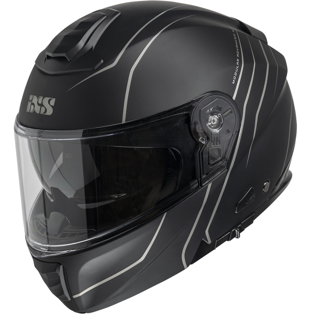 IXS Klapphelm iXS460 FG 2.0 mattschwarz/grau XXL - Helme & Brillen - Touring Helme & Brillen