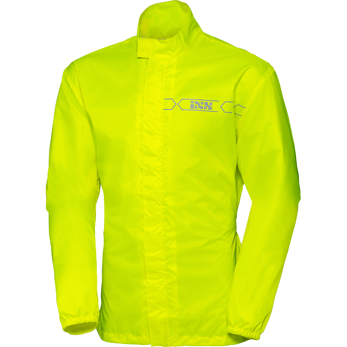 IXS Regenjacke Nimes 3.0 fluo gelb XS - Motorradbekleidung - Wetterschutzkleidung