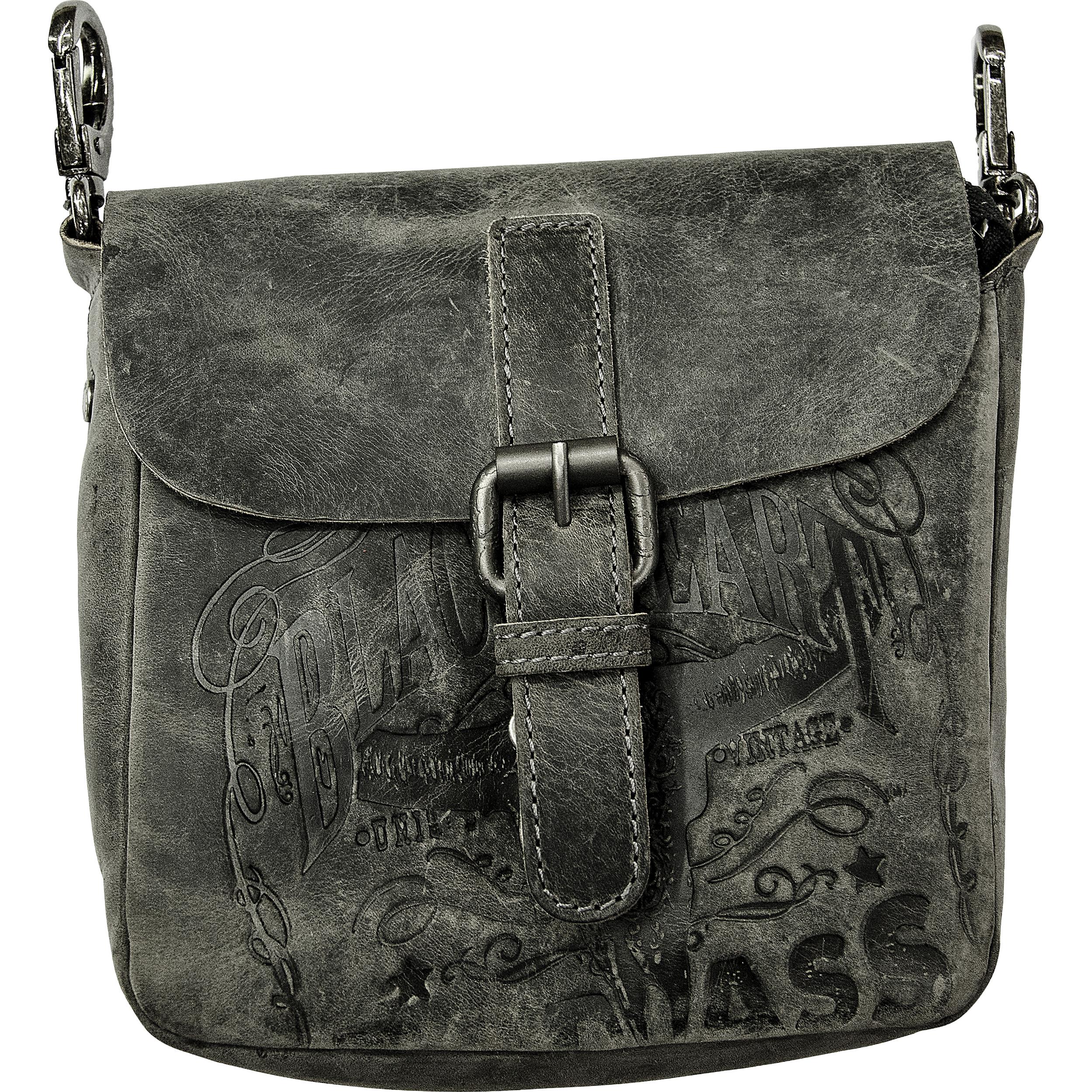 Jack's Inn 54 Leder Gürtel-/Umhängetasche "Black Thunder" schwarz - Motorradbekleidung - Freizeitbekleidung