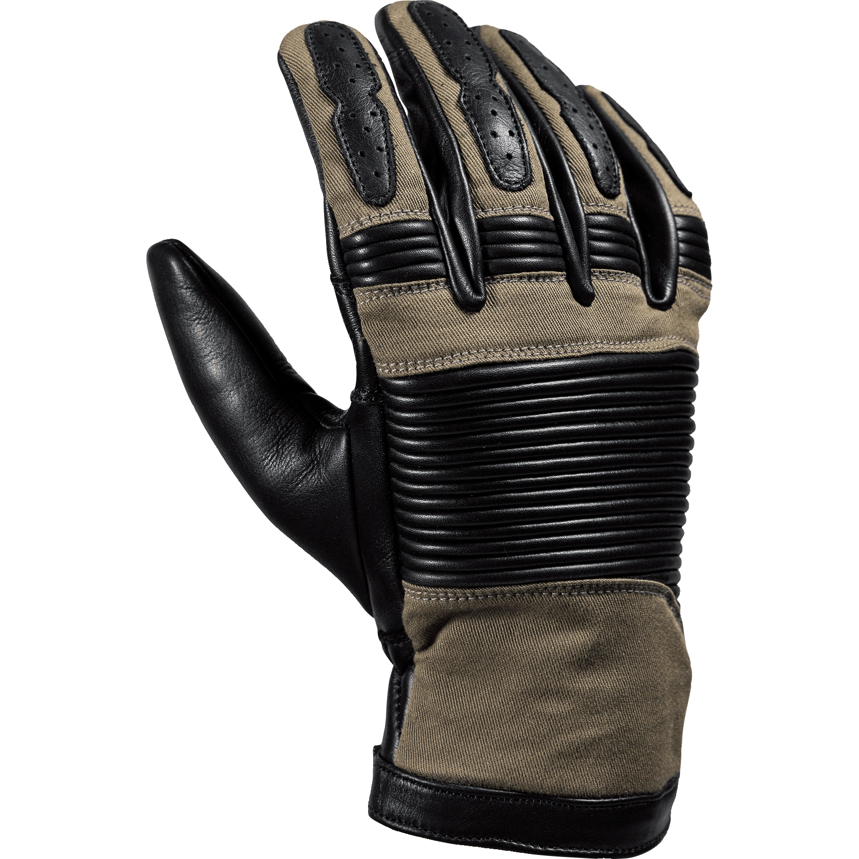 John Doe Durango Handschuh schwarz/camel M - Motorradbekleidung - Café Racer Motorradbekleidung