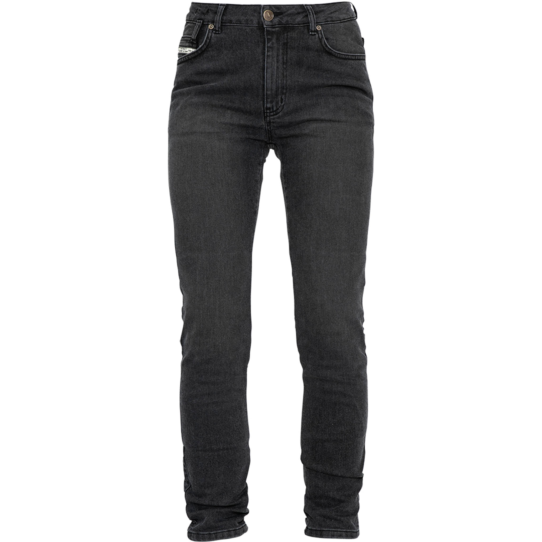John Doe Jane High Mono Damen Jeanshose black raw 26/32 - Motorradbekleidung - Motorradhosen