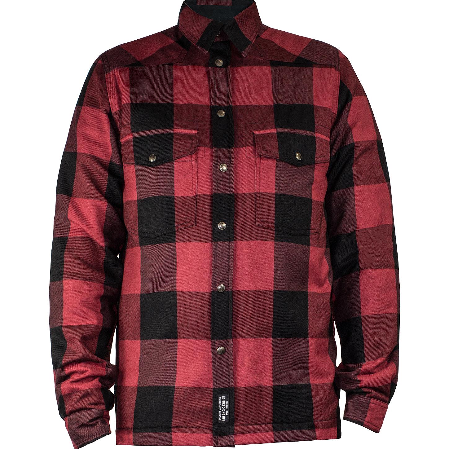 John Doe Lumberjack Motoshirt Jacke rot 4XL - Motorradbekleidung - Motorradjacken