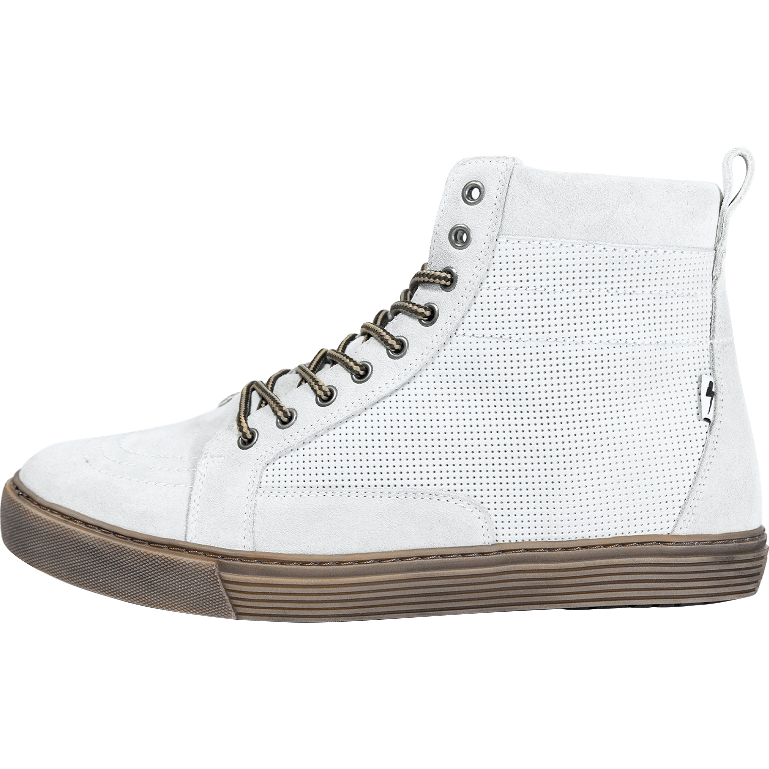 John Doe Neo Sneaker Motorradschuhe weiß/braun 42.5 - Motorradbekleidung - Chopper Motorradbekleidung