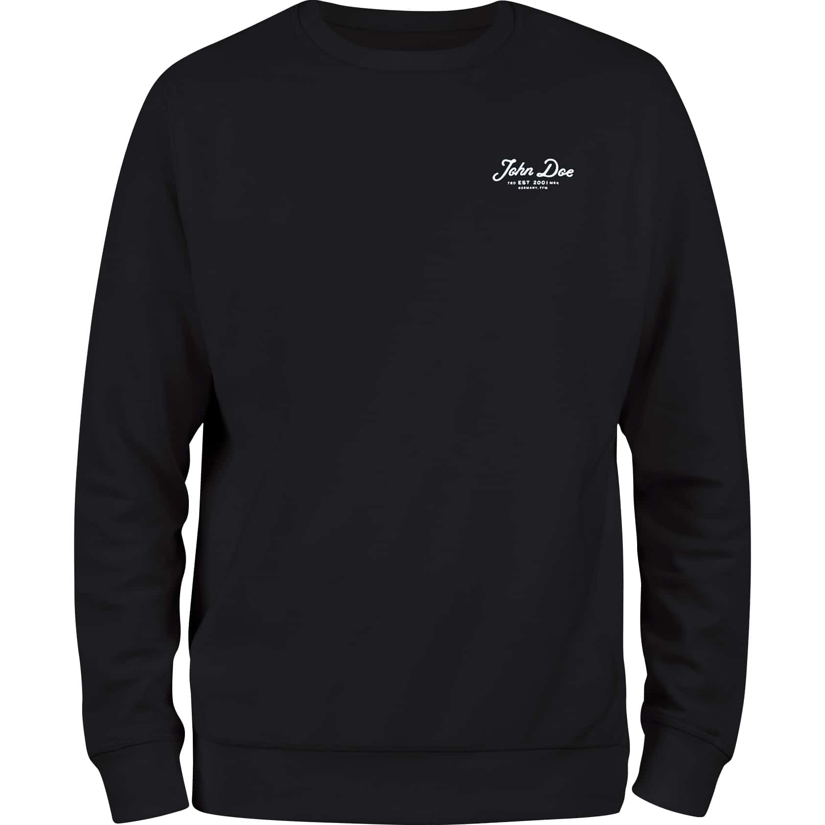 John Doe Sweater Lettering schwarz XXL - Motorradbekleidung - Café Racer Motorradbekleidung