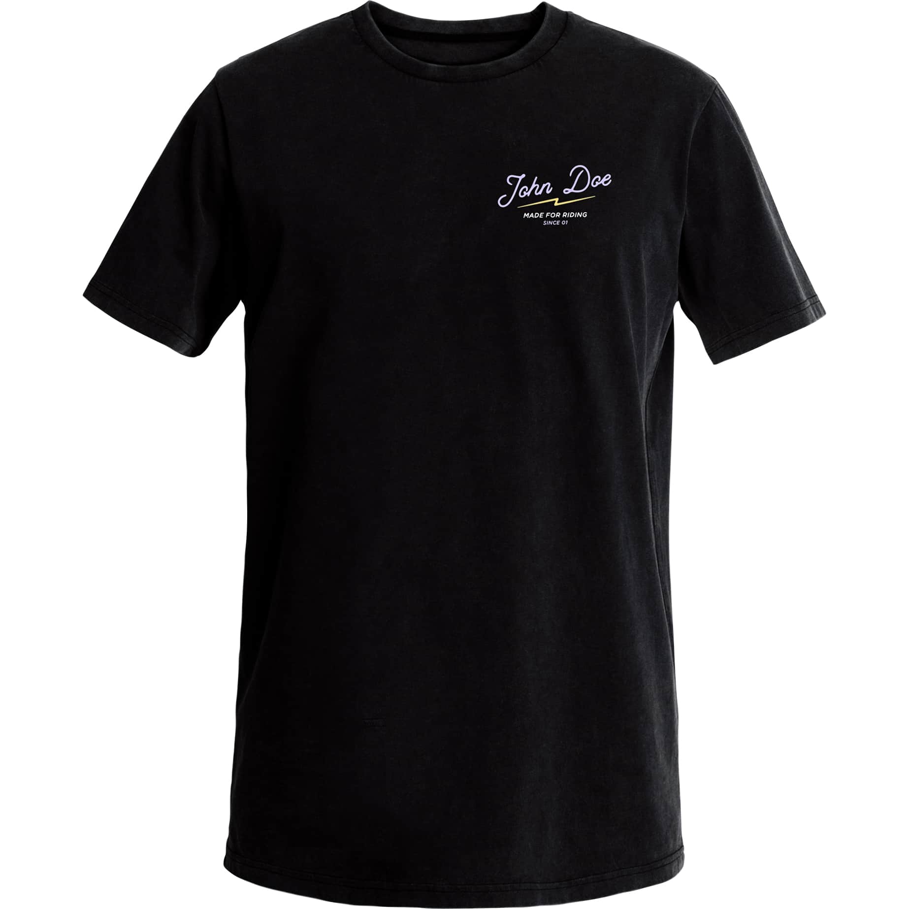 John Doe T-Shirt Wave schwarz L - Motorradbekleidung - Freizeitbekleidung