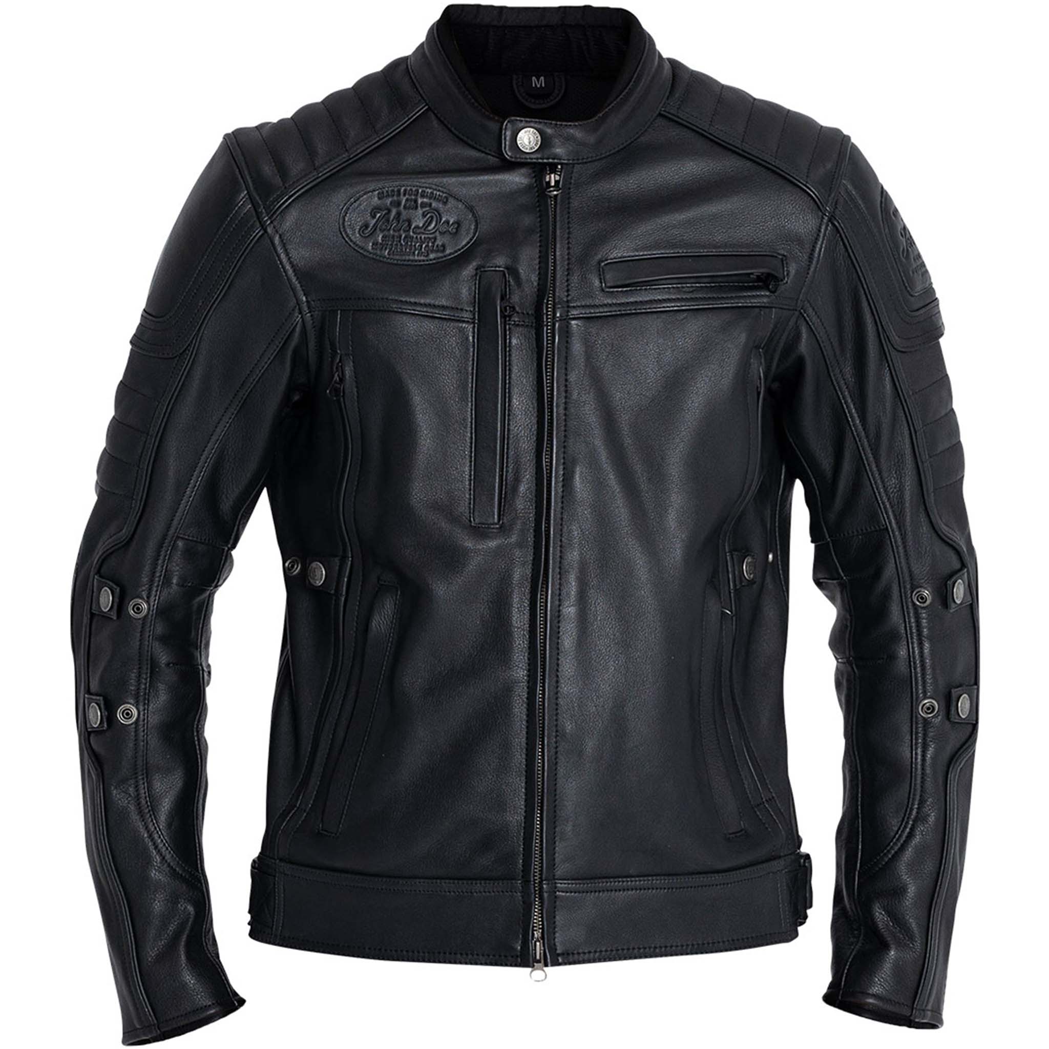 John Doe Technical Lederjacke schwarz L - Motorradbekleidung - Motorradjacken
