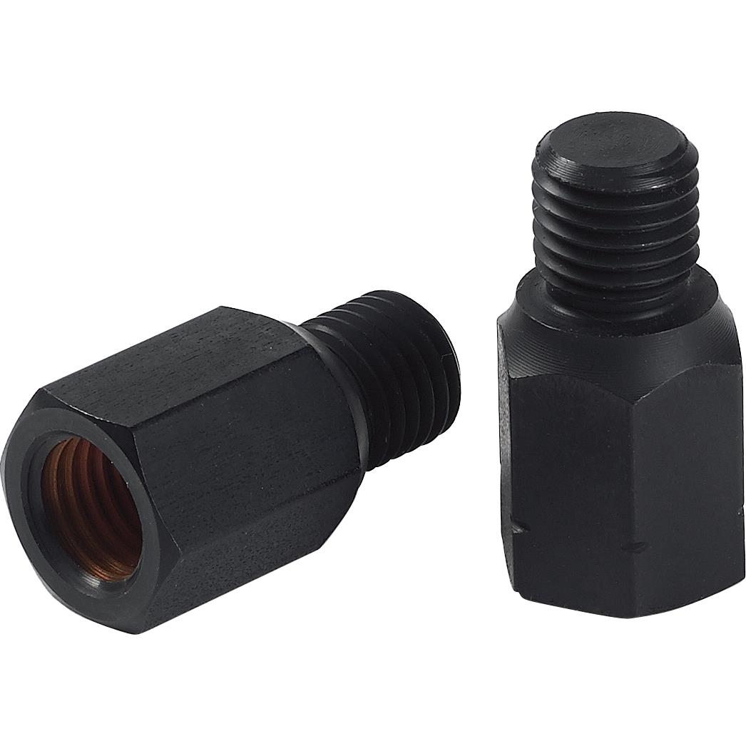 Kellermann Spiegeladapterpaar M10R/R auf M10R/L schwarz für Yamaha/Duc - Motorradteile & Ersatzteile - Motorradspiegel