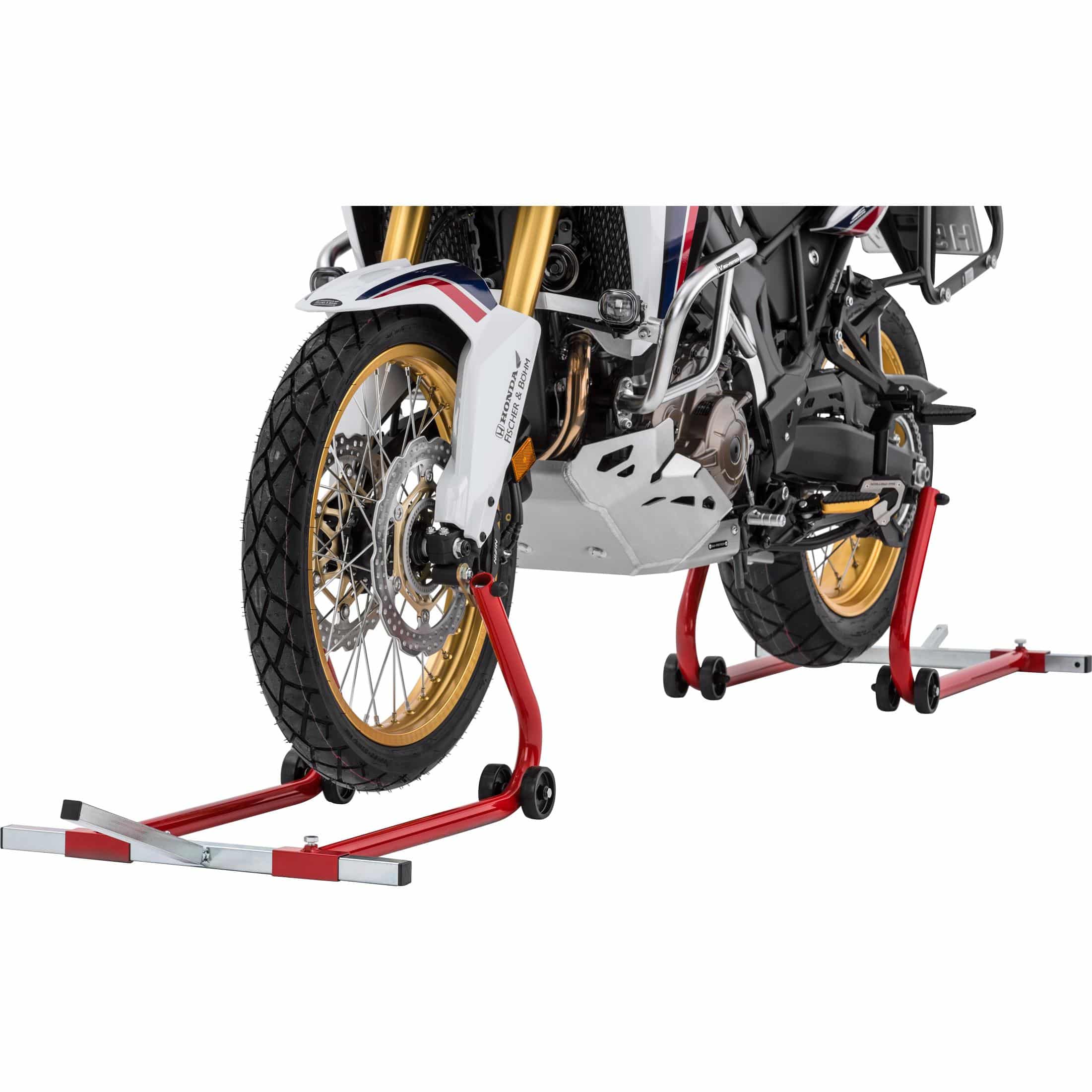Kern-Stabi Sport Montageständer 33mm rot vorne - Motorradzubehör - Aufbockvorrichtungen