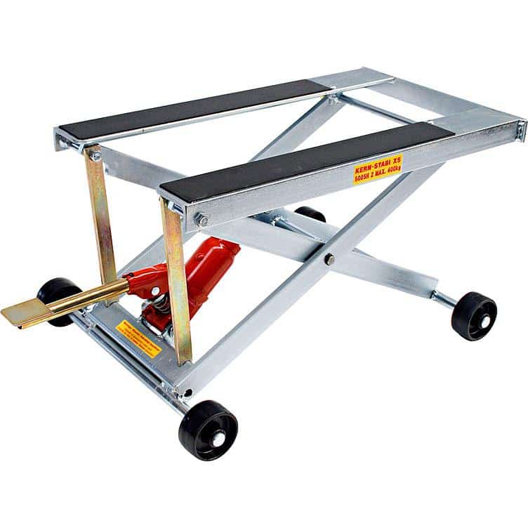 Kern-Stabi X5 Hebetisch X5H2N bis 400 Kg mit Radsatz 90° - Motorradzubehör - Aufbockvorrichtungen