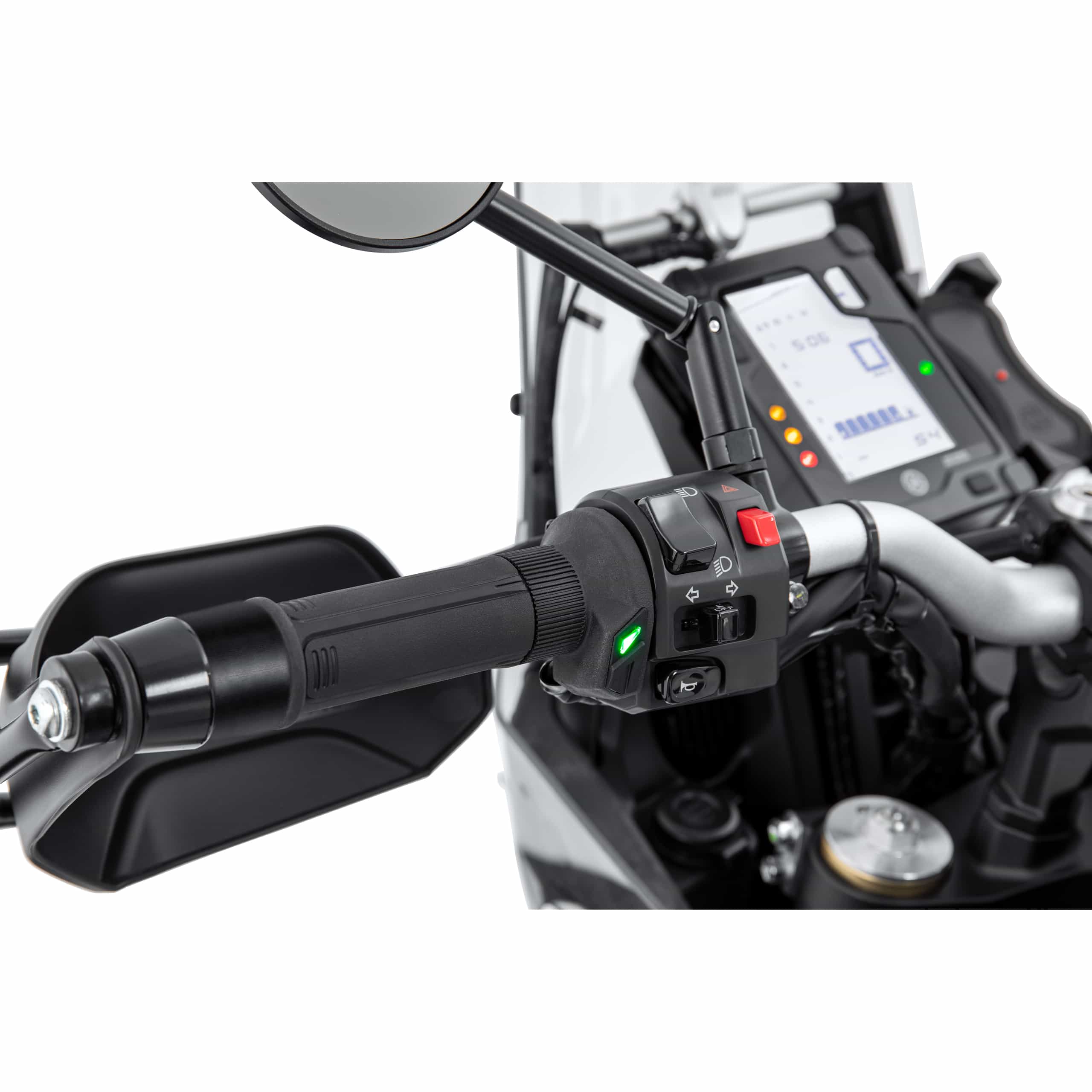 Koso Heizgriffe mit integriertem Schalter für 22mm 5-stufig 120mm - Motorradteile & Ersatzteile - Lenker