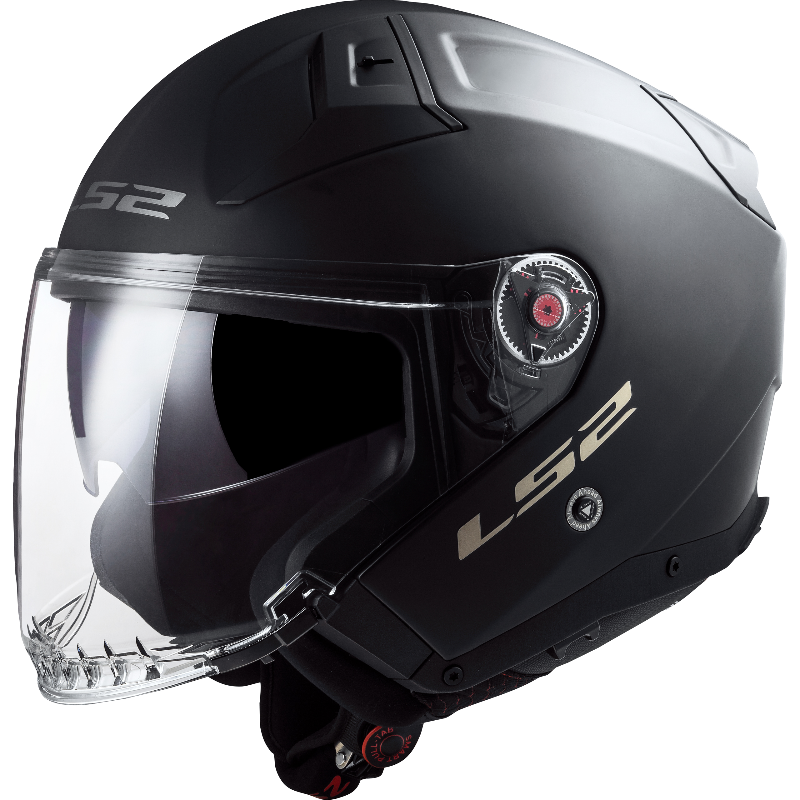LS2 OF603 Infinity II mattschwarz XXL - Helme & Brillen - Café Racer Helme & Brillen