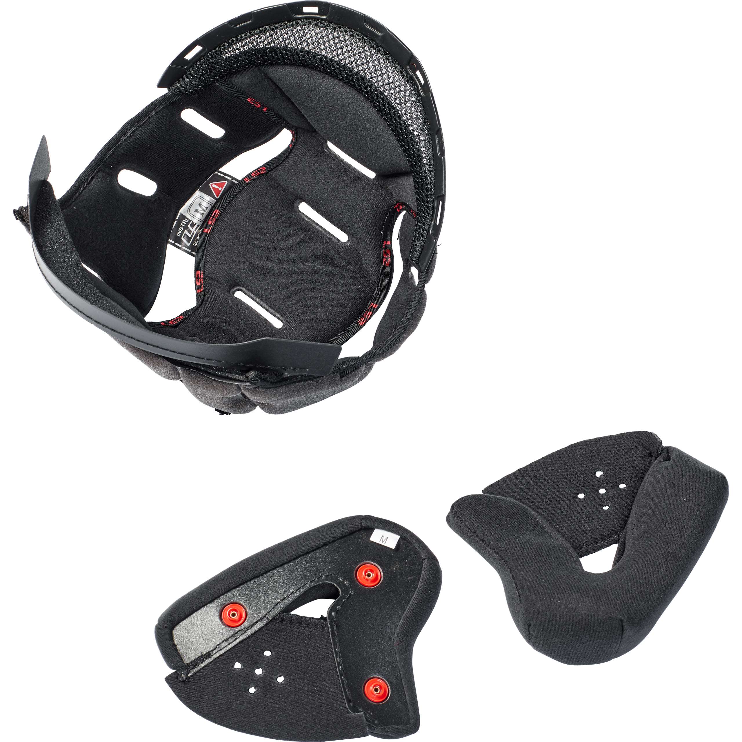 LS2 Wangen- und Innenpolser Set Infinity XL - Helme & Brillen - Motorradhelme Zubehör